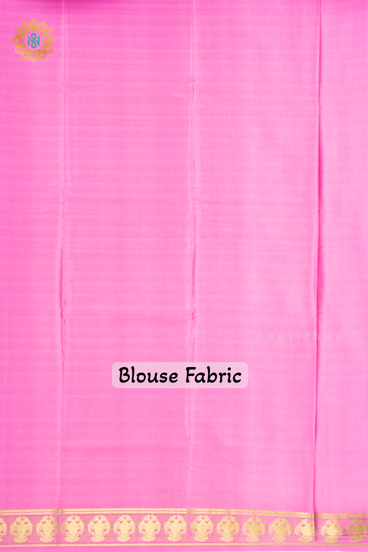 RED WITH LIGHT PINK - PURE MYSORE CREPE SILK