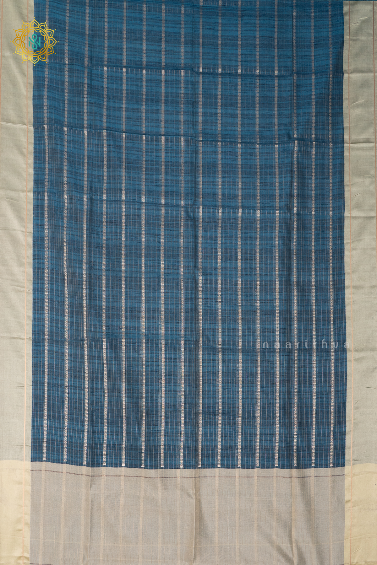 TEAL BLUE - SILK COTTON