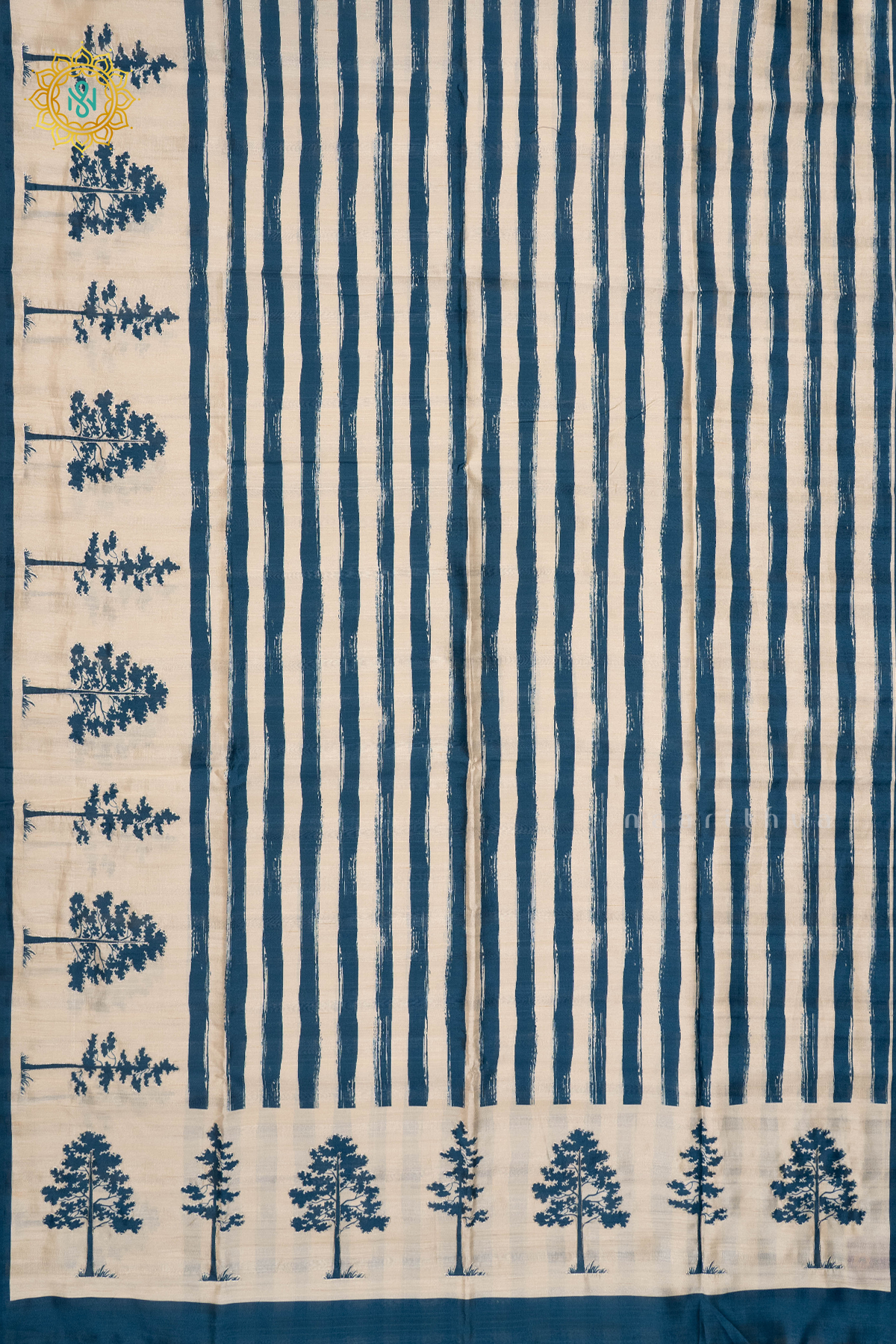 TEAL BLUE - SEMI TUSSAR