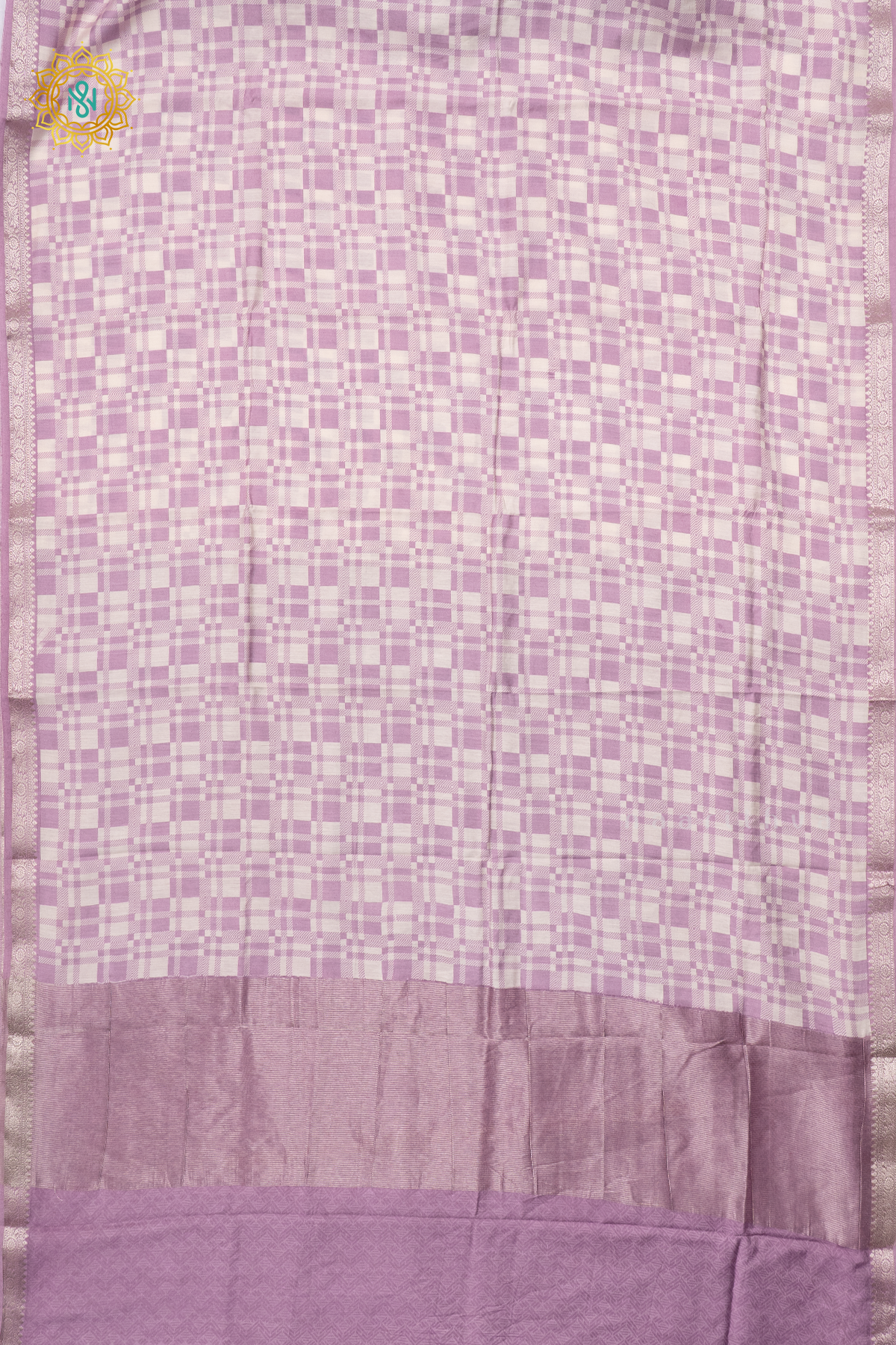 LAVENDER WITH WHITE - BUTTER CREPE