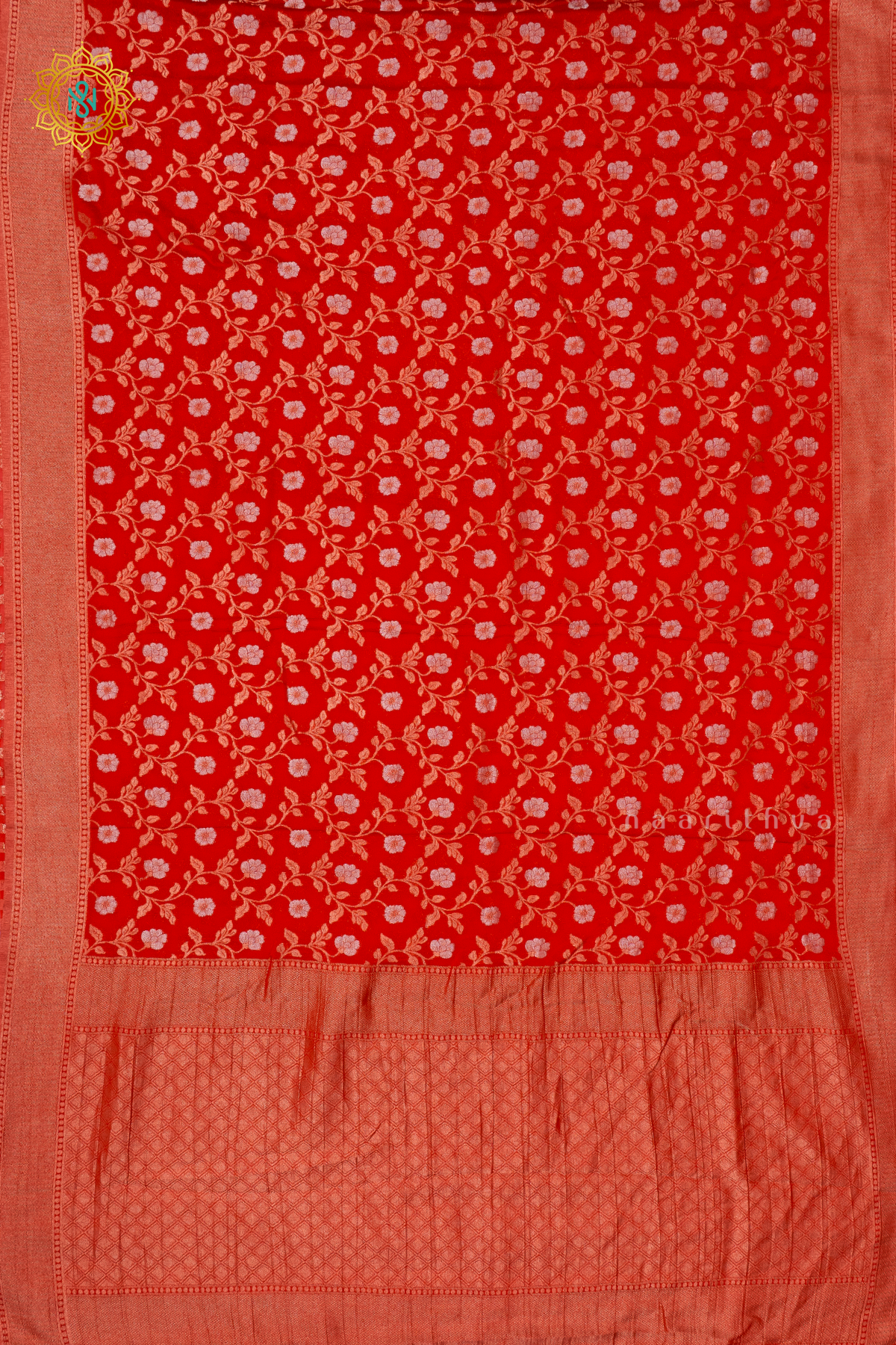 RED - SEMI CHIFFON GEORGETTE