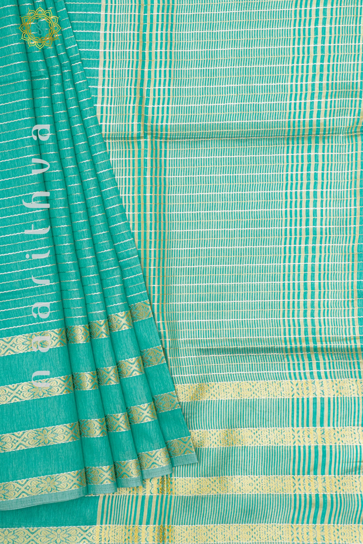 AQUA GREEN - SILK COTTON