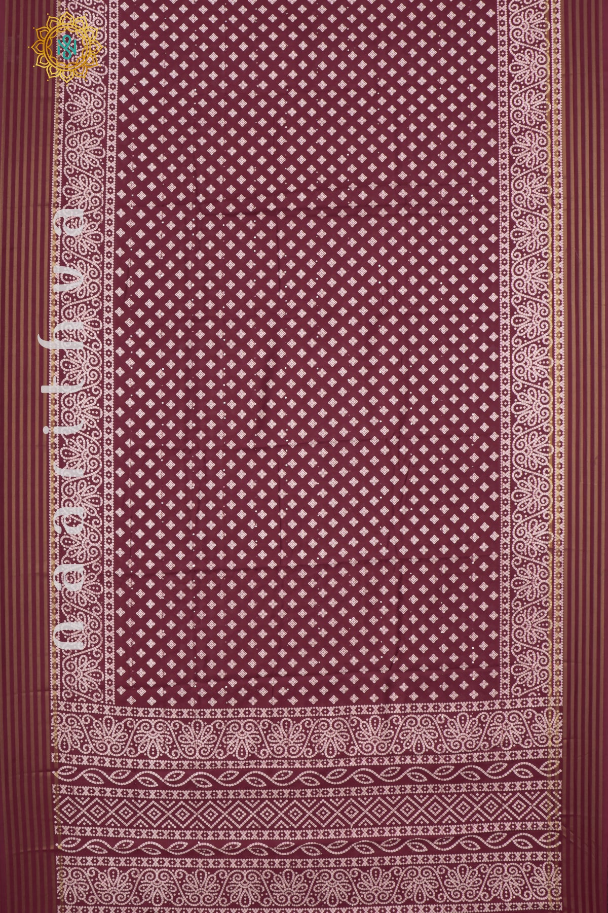 MAROON - DOLA SILK