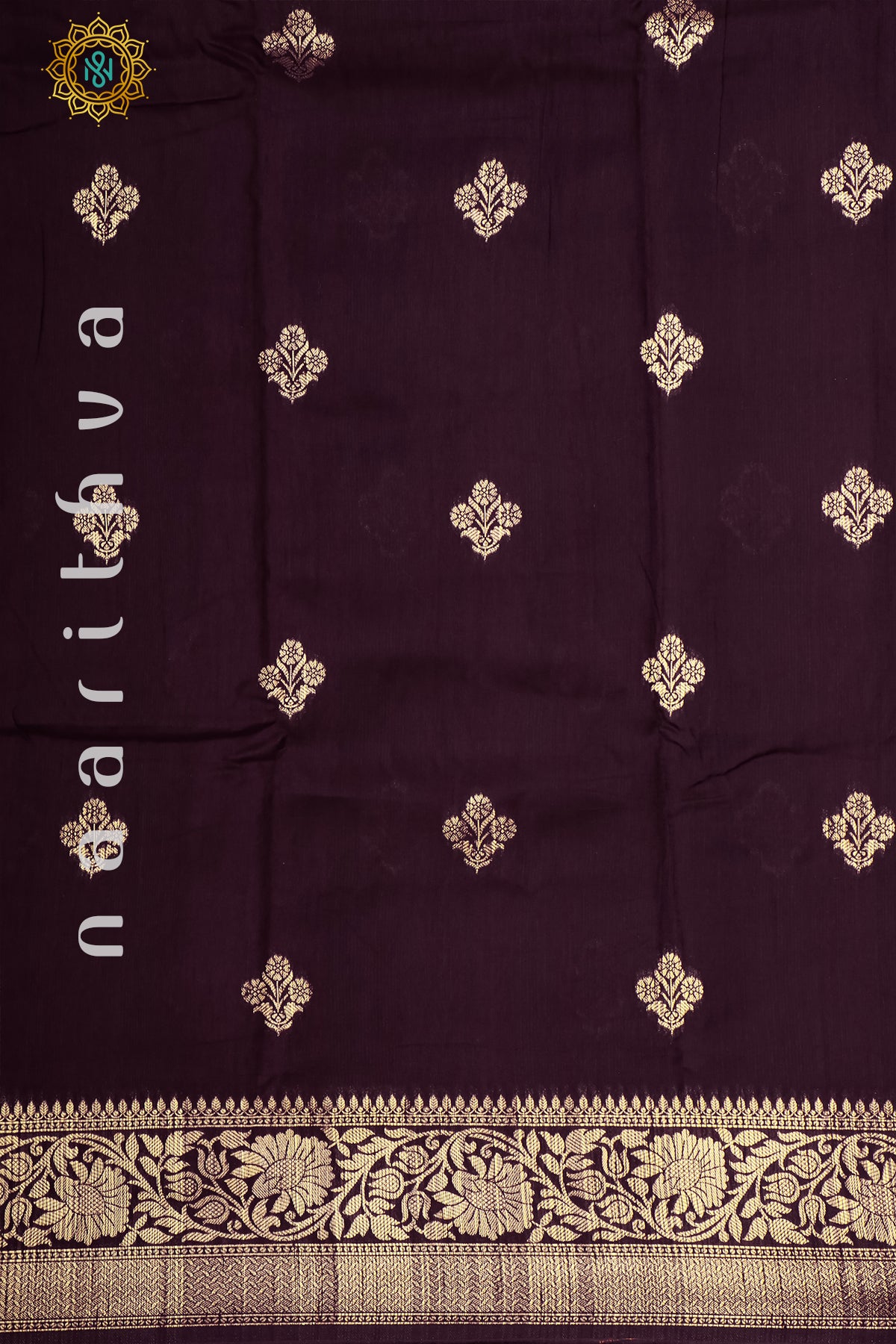 DEEP WINE - SEMI RAW SILK