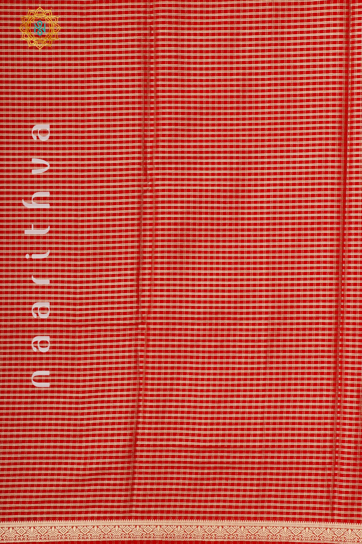 RED - SEMI MYSORE CREPE SILK