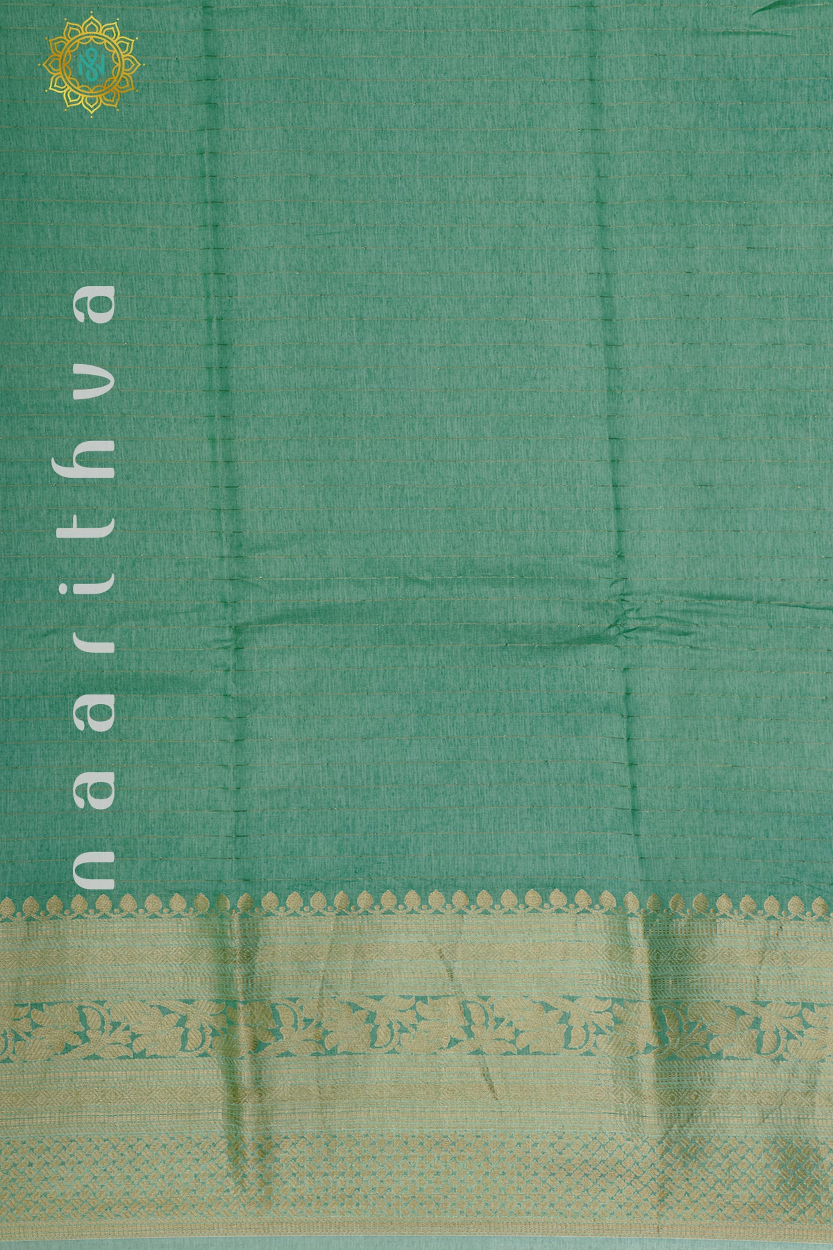 AQUA GREEN - SEMI CREPE SILK