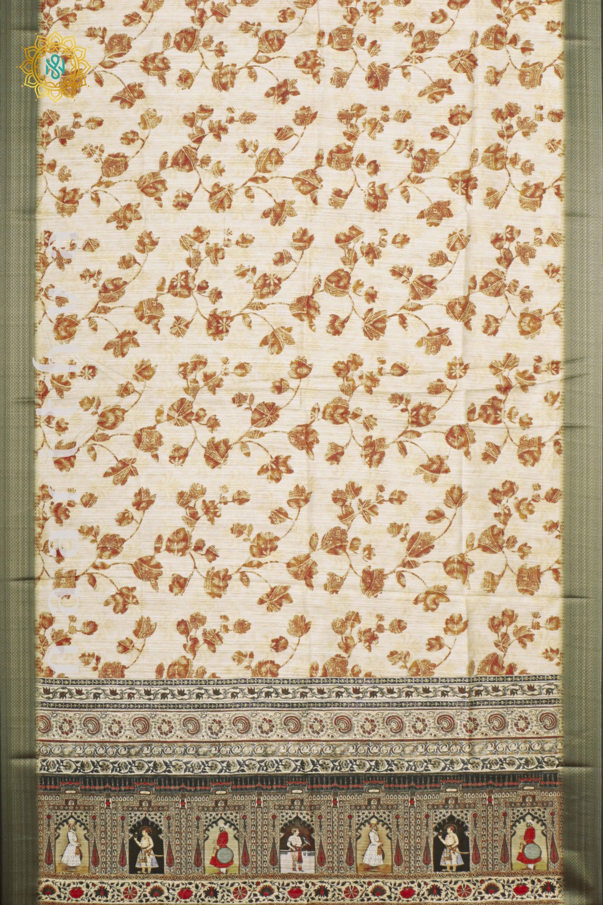 WHITE WITH ELEPHANT GREY - KOTHA TUSSAR