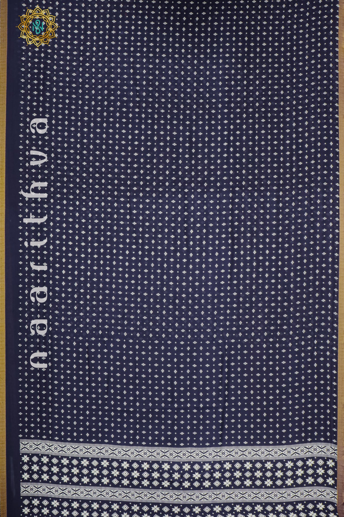 NAVY BLUE - SEMI GEORGETTE