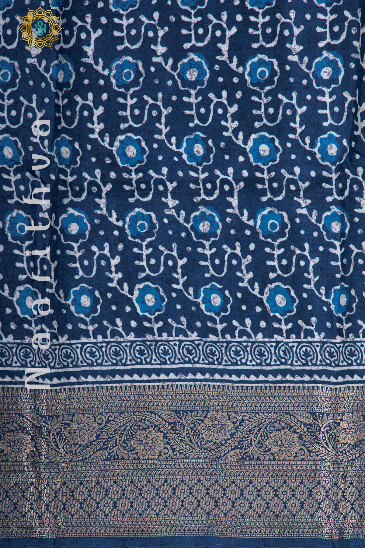 INDIGO - SEMI CREPE SILK