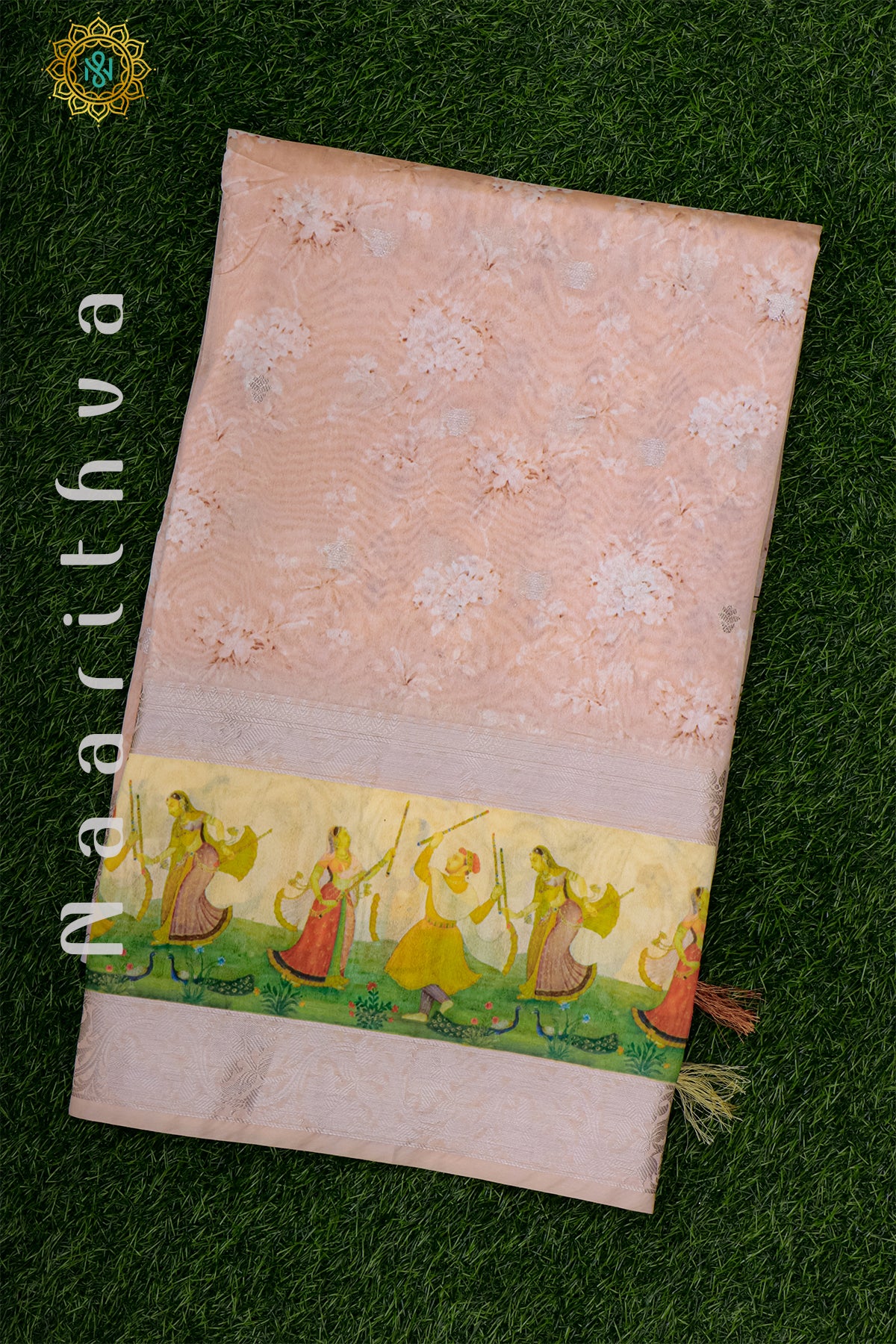 PEACH - CHANDERI SILK COTTON