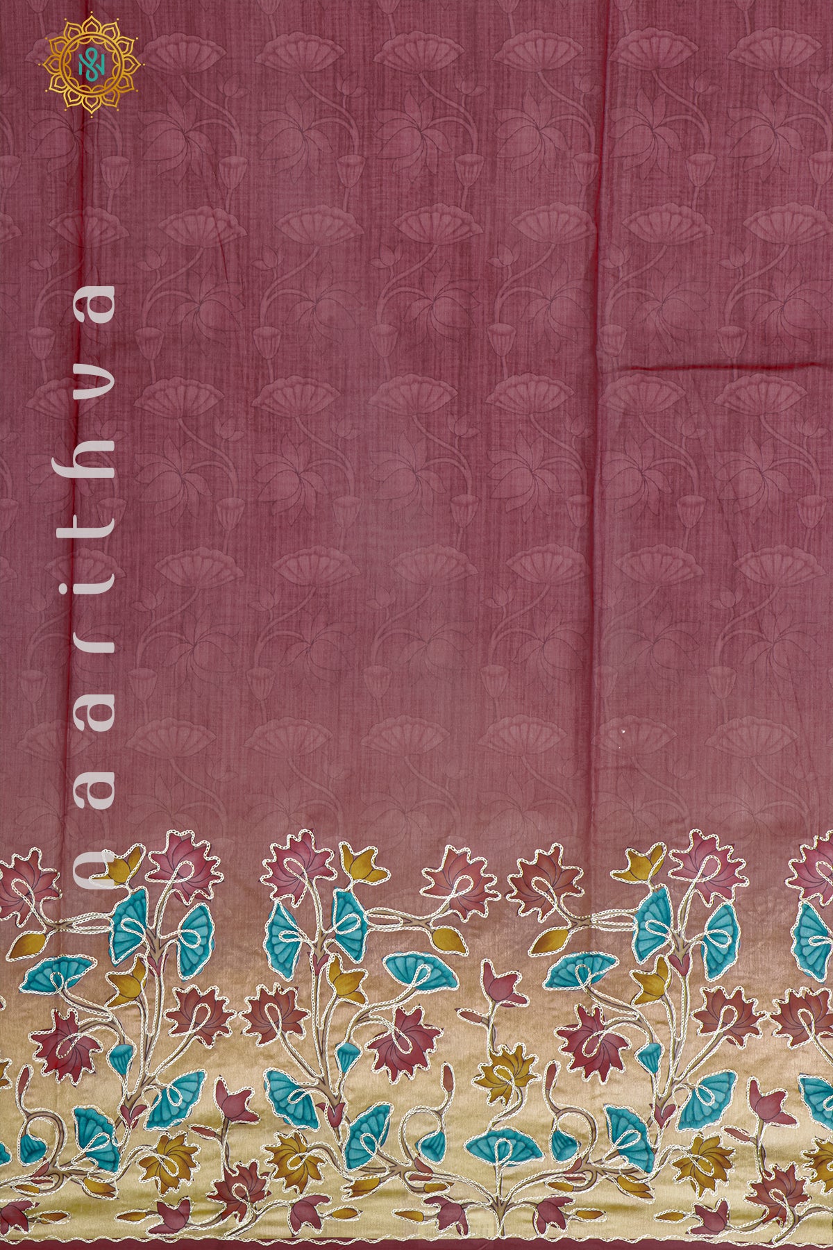 MAROON - CHANDERI SILK COTTON