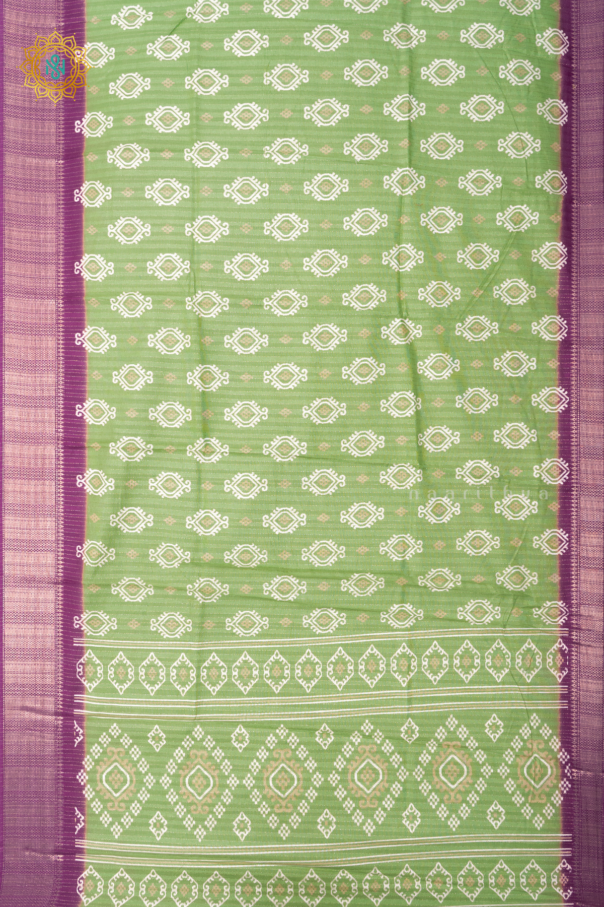 GREEN WITH WINE - DOLA SILK