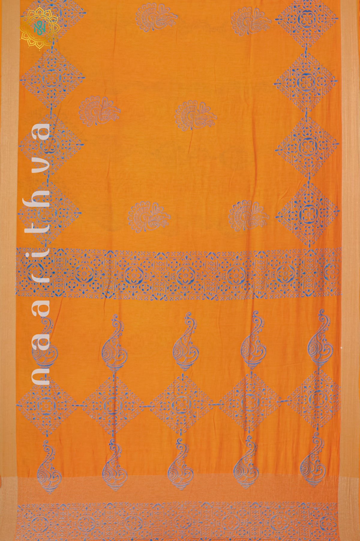 YELLOW - CHANDERI COTTON