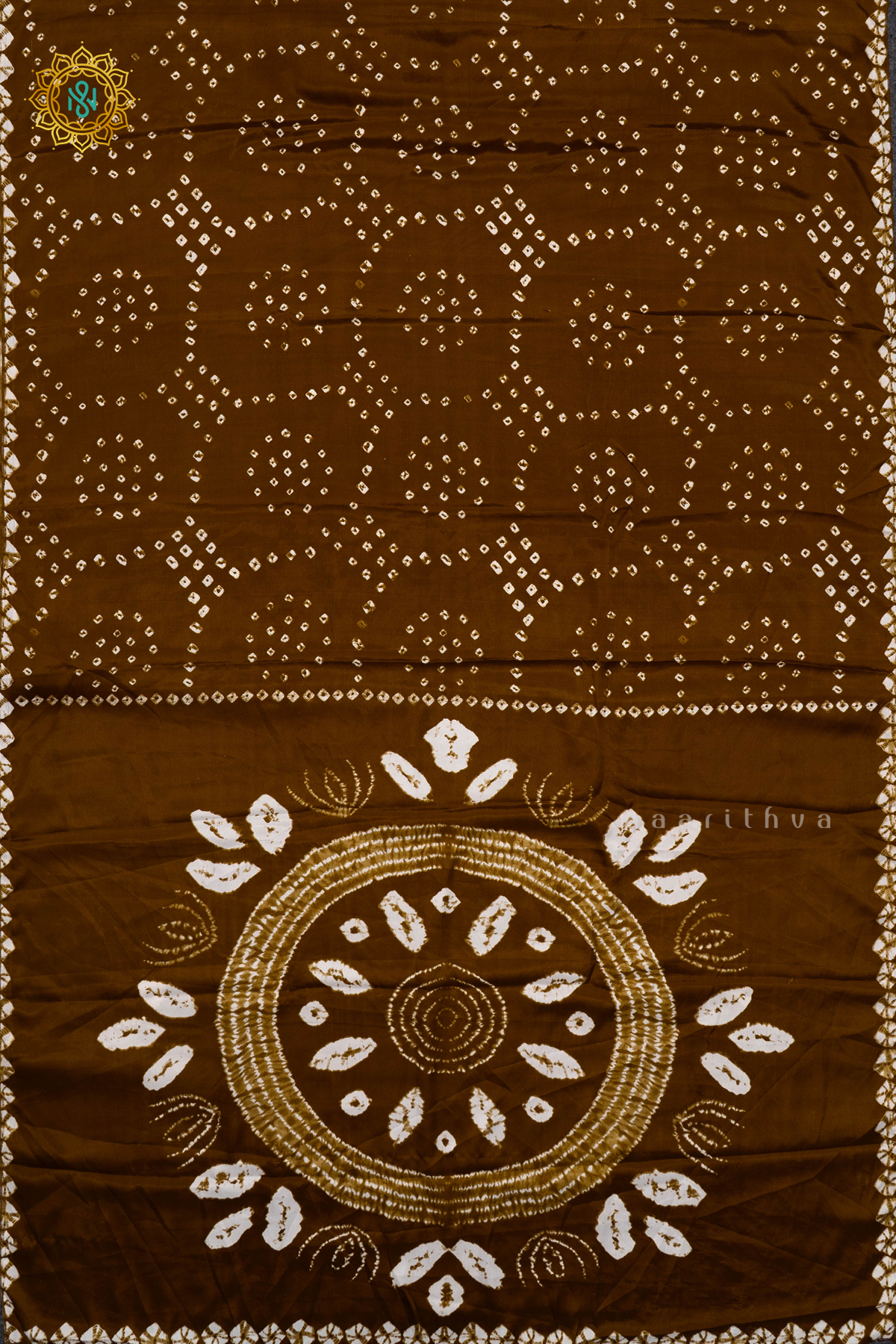 BROWN - SATIN CREPE