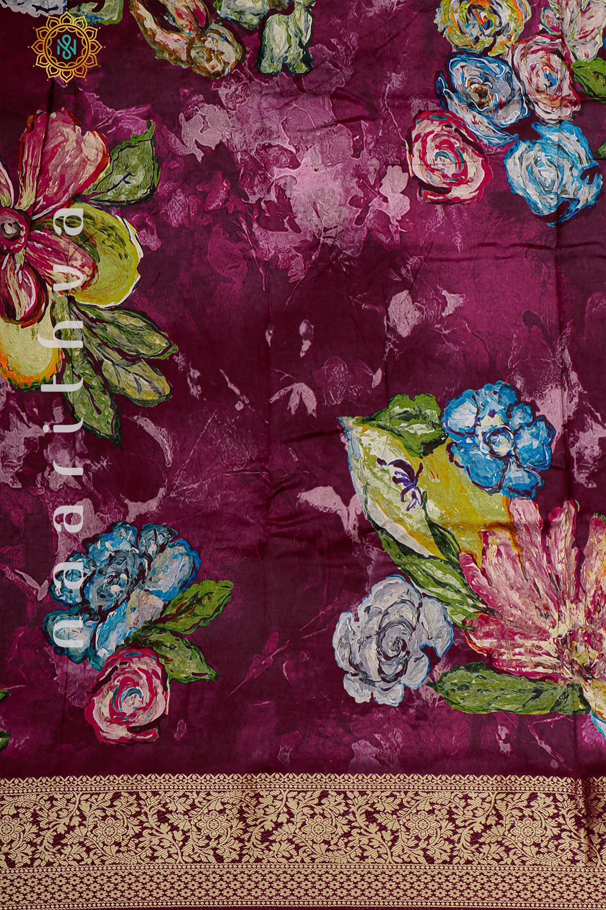 MAGENTA - SEMI CREPE SILK