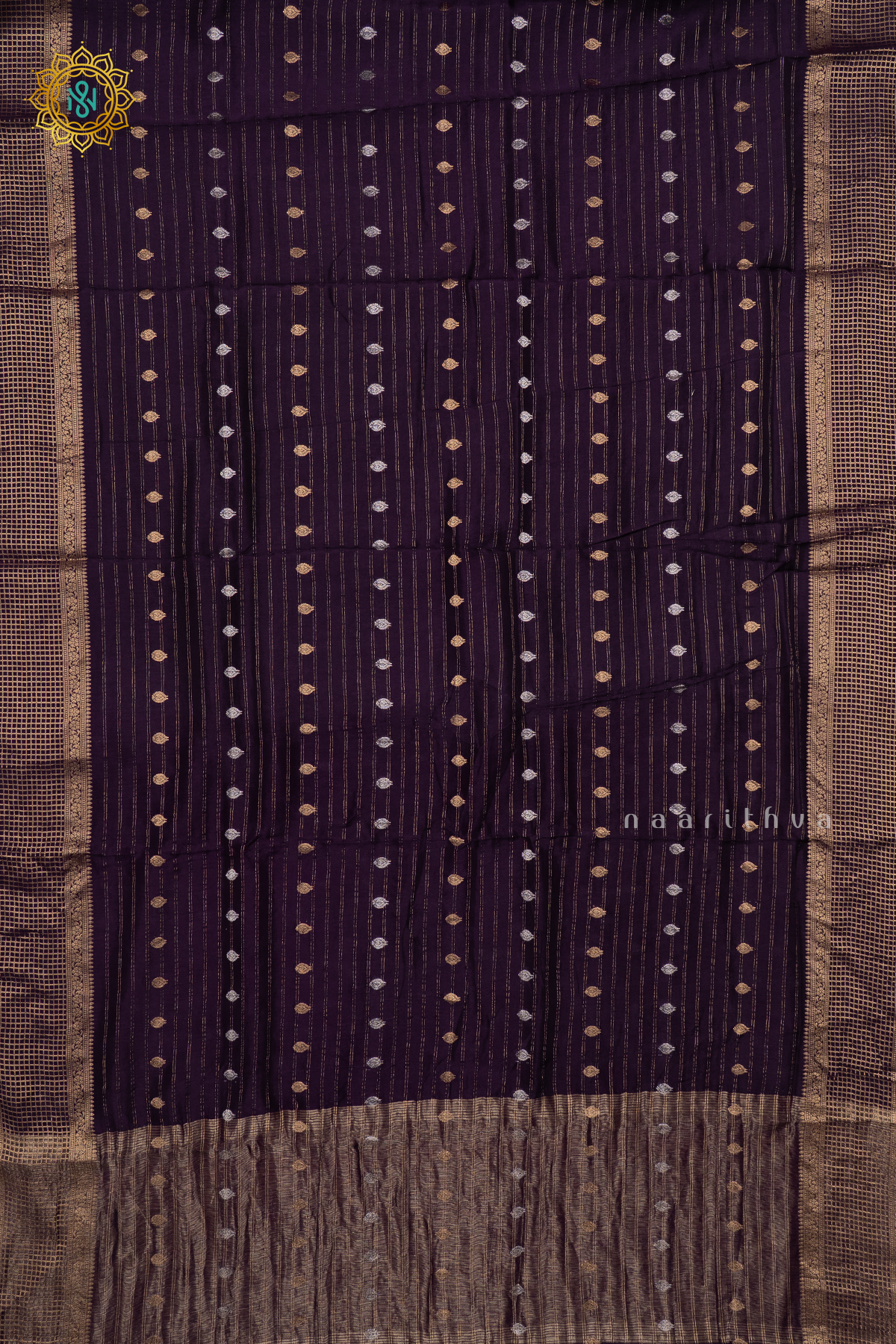 PURPLE WITH YELLOW - DOLA SILK