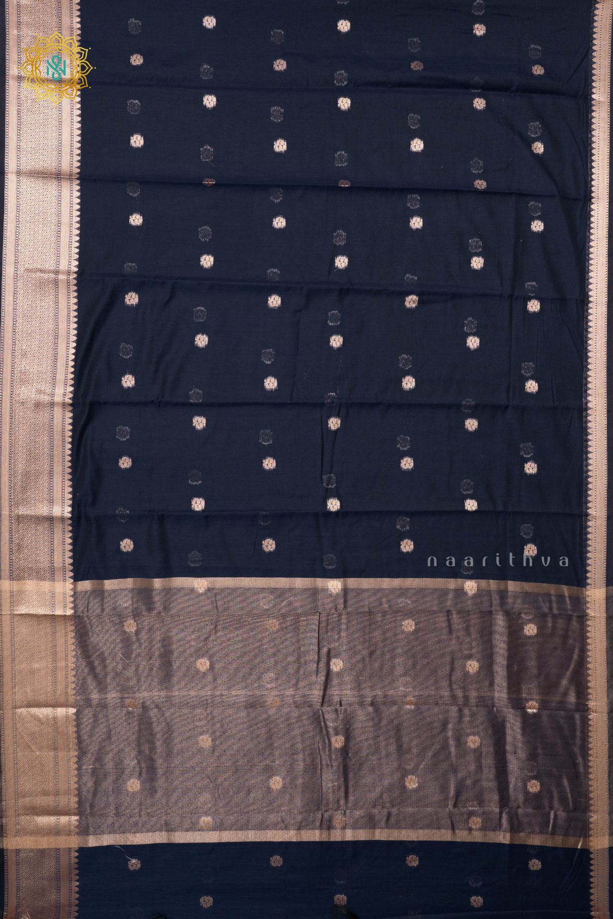 NAVY BLUE - SILK COTTON
