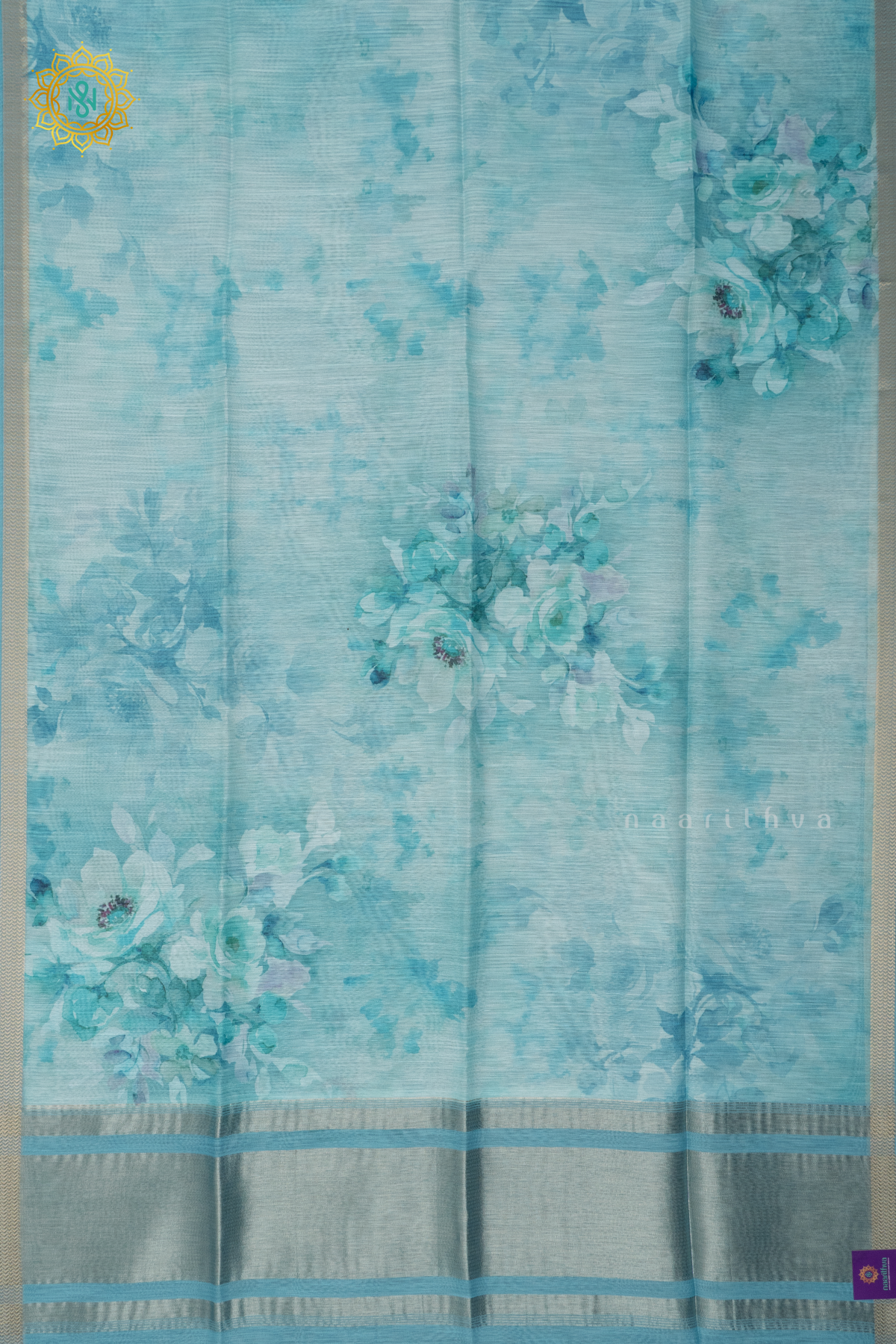 AQUA BLUE - SEMI TUSSAR