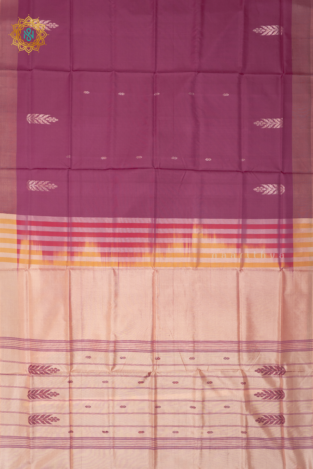 PINK WITH BEIGE - BANANA PITH