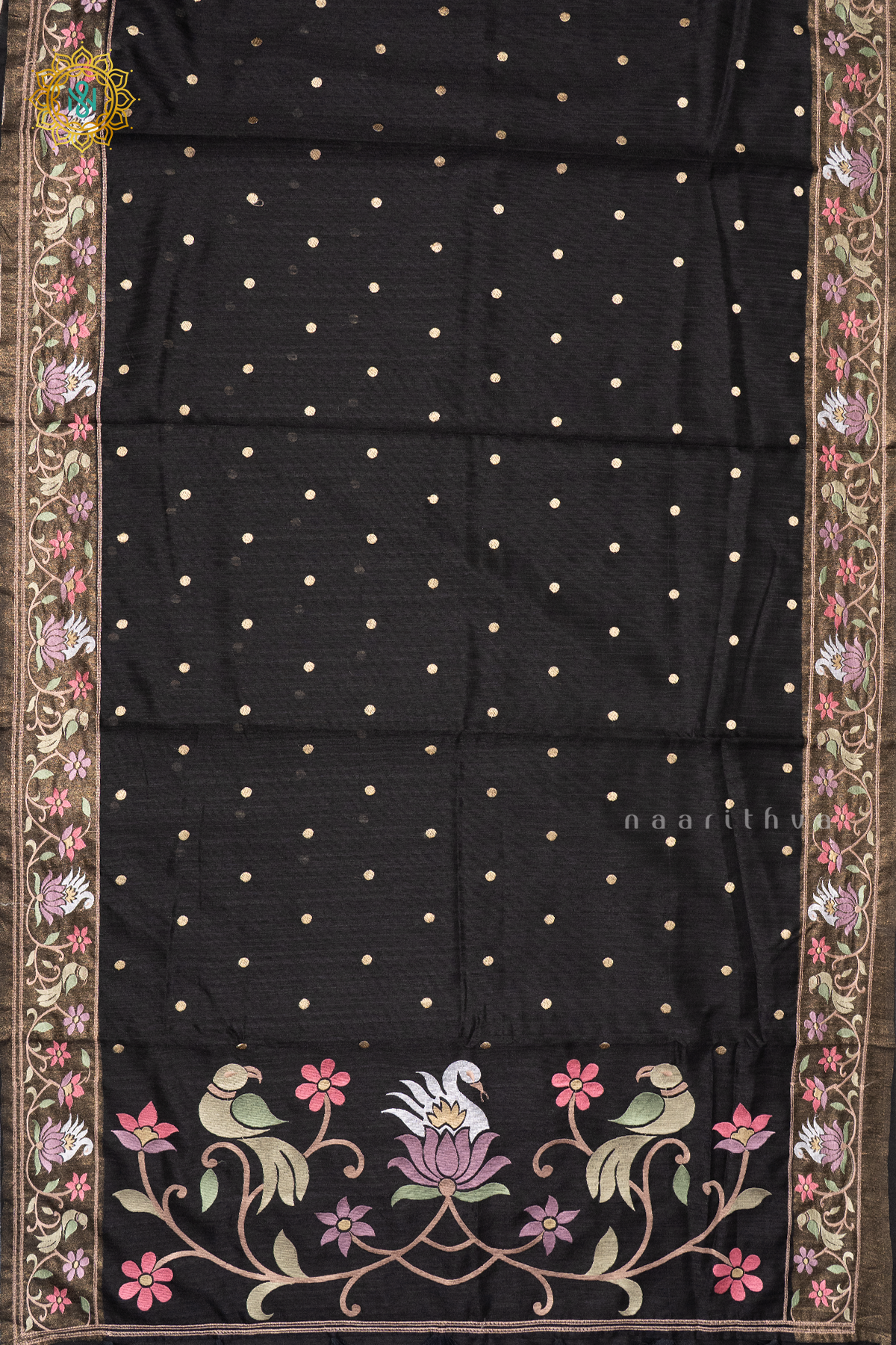 BLACK - JUTE COTTON