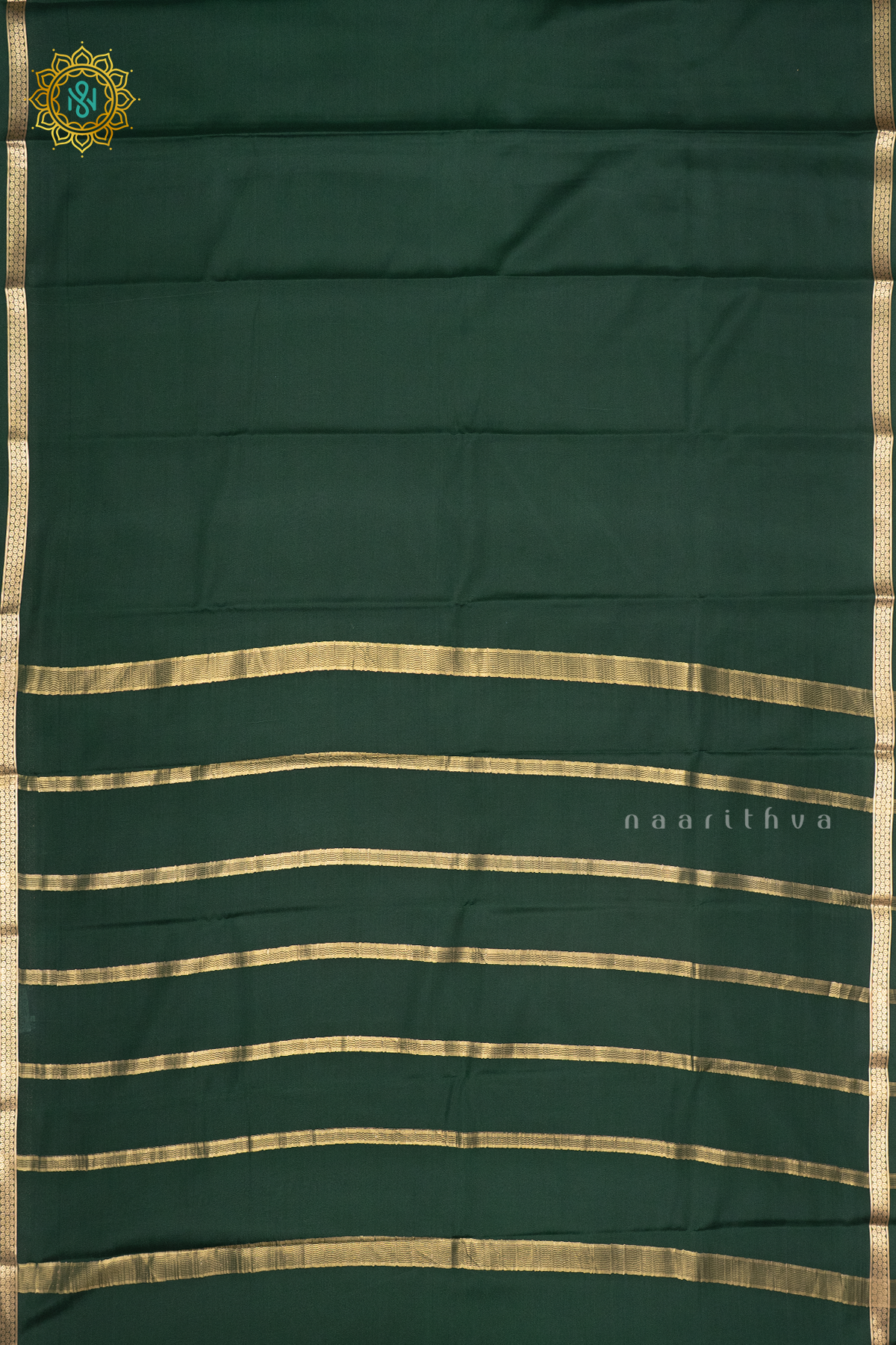 GREEN - PURE MYSORE CREPE SILK