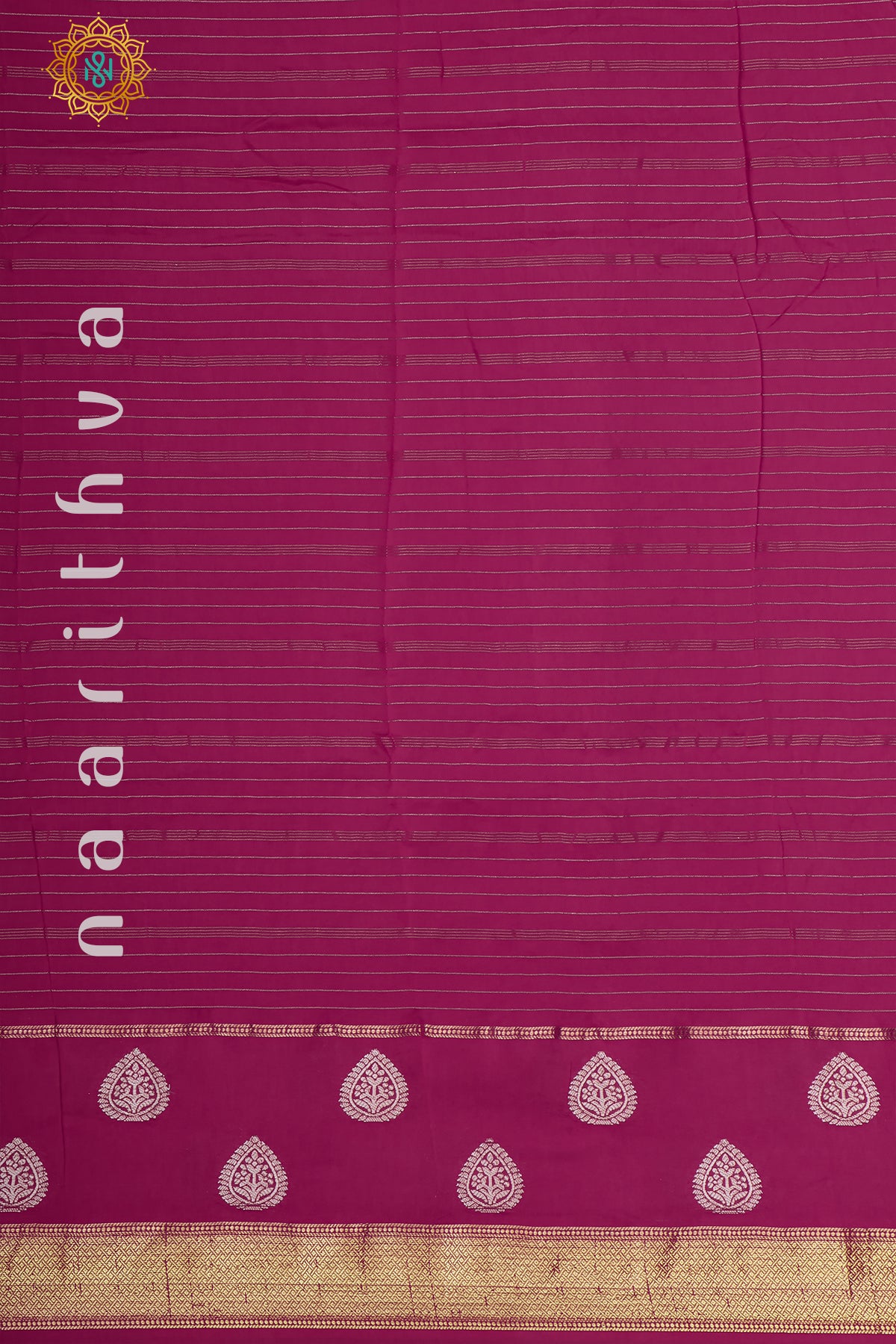 PINK WITH GREEN - DOLA SILK