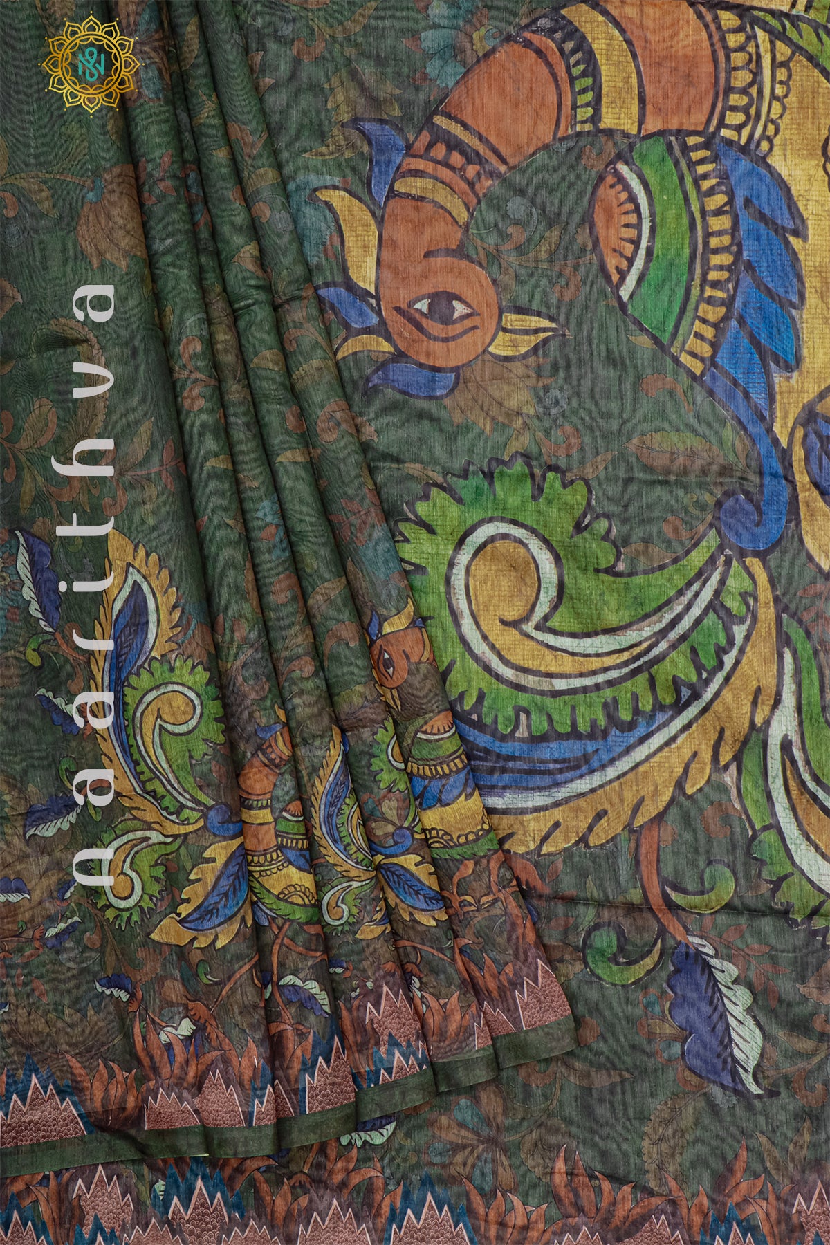 GREEN - CHANDERI SILK COTTON