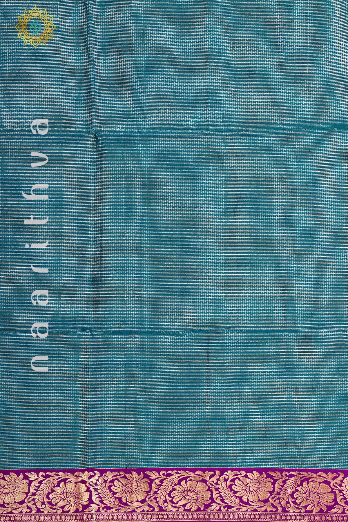 PEACOCK BLUE WITH PINK - PURE KANJIVARAM SOFT SILK