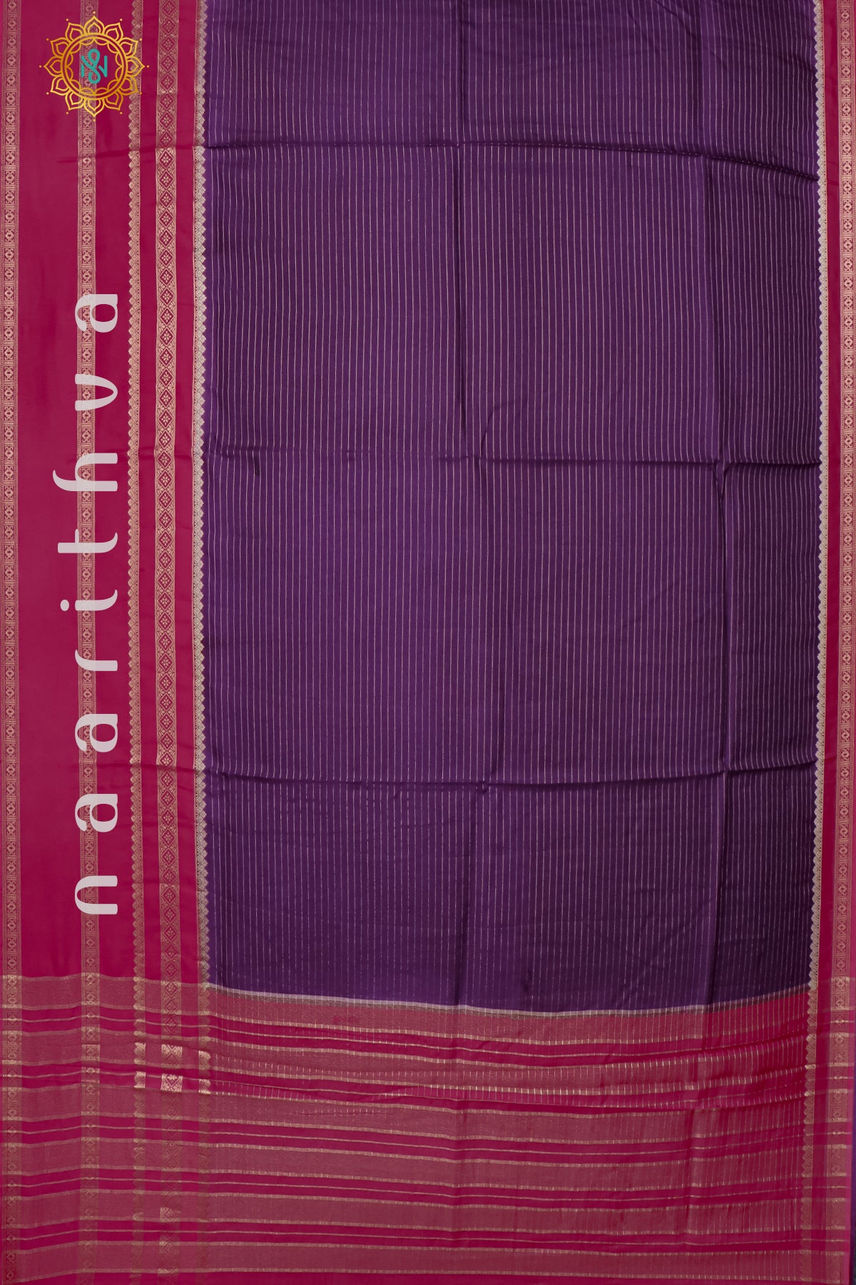 PURPLE WITH PINK - DOLA SILK