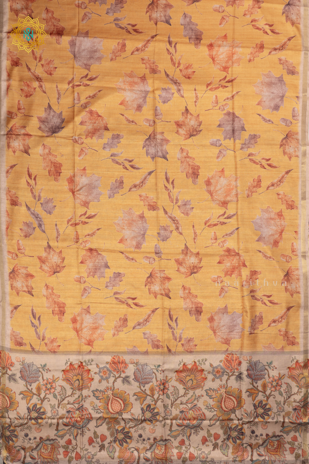 Yellow - Semi Kotha Crepe