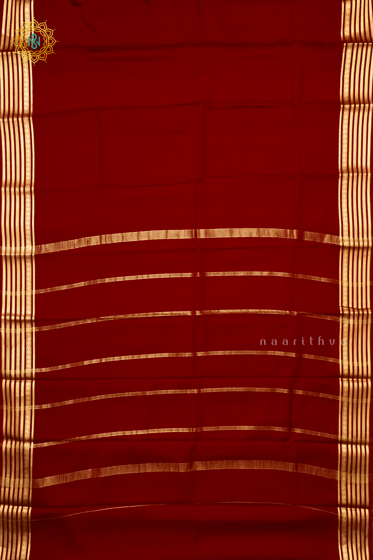 MAROON - PURE MYSORE CREPE SILK