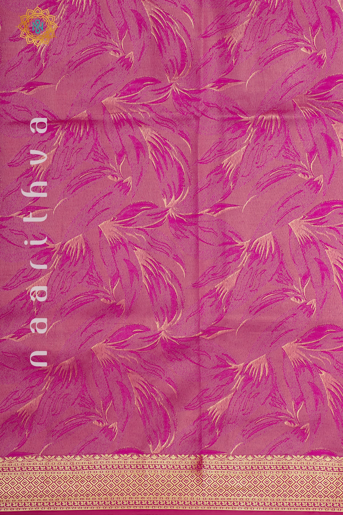 RANI PINK - SEMI TISSUE SILK