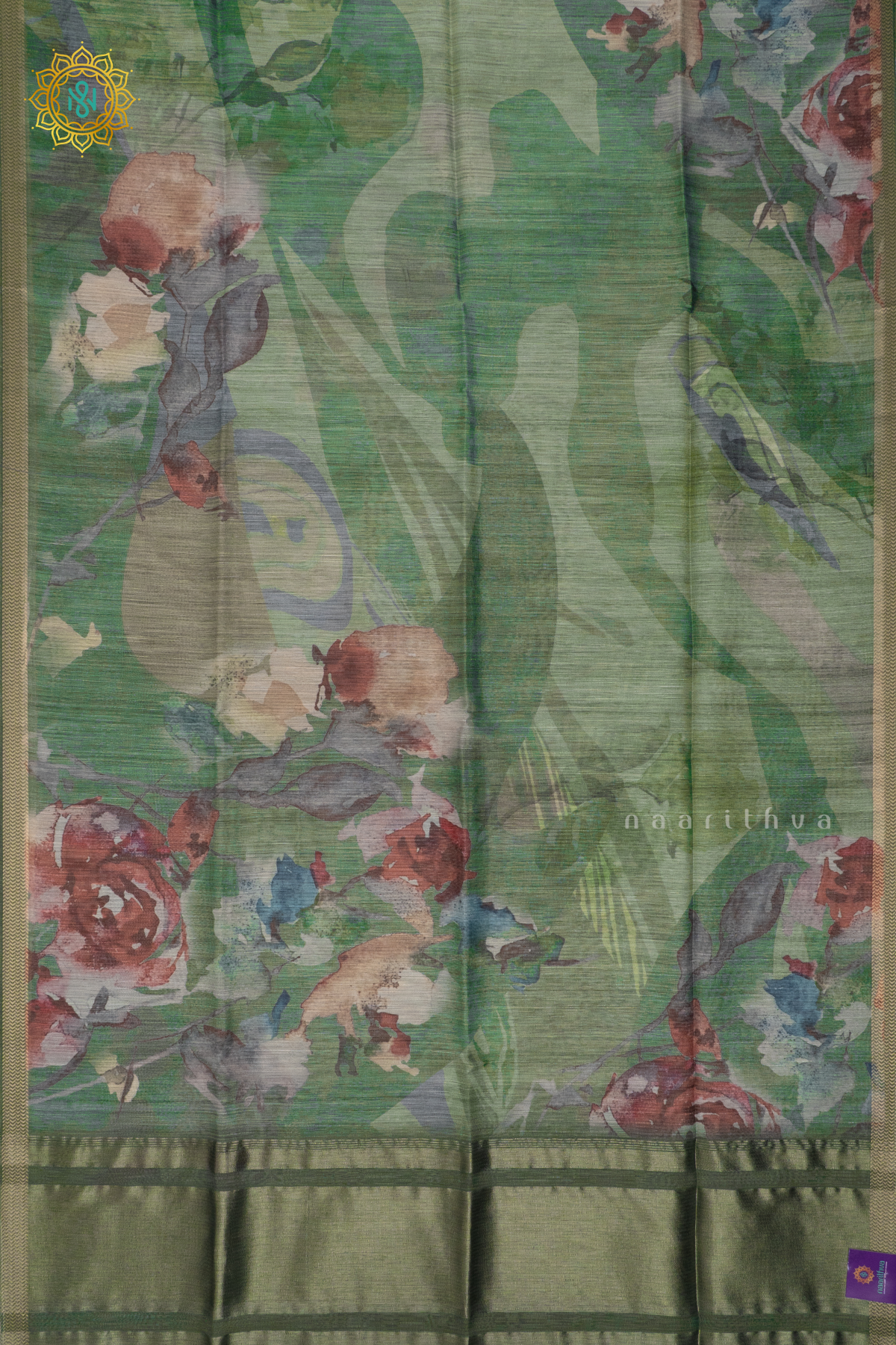 GREEN - CHANDERI SILK
