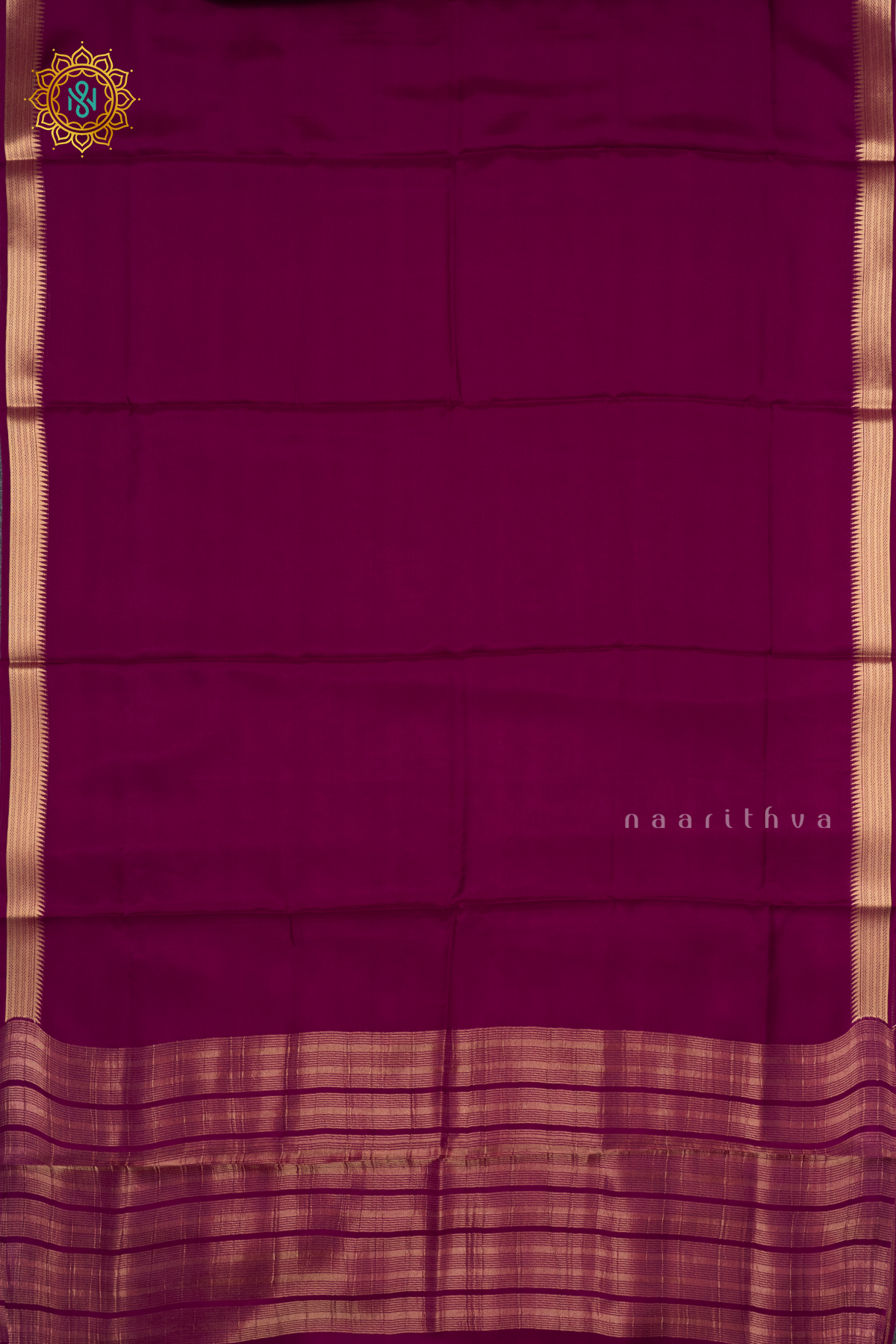 WINE - SEMI MYSORE CREPE SILK