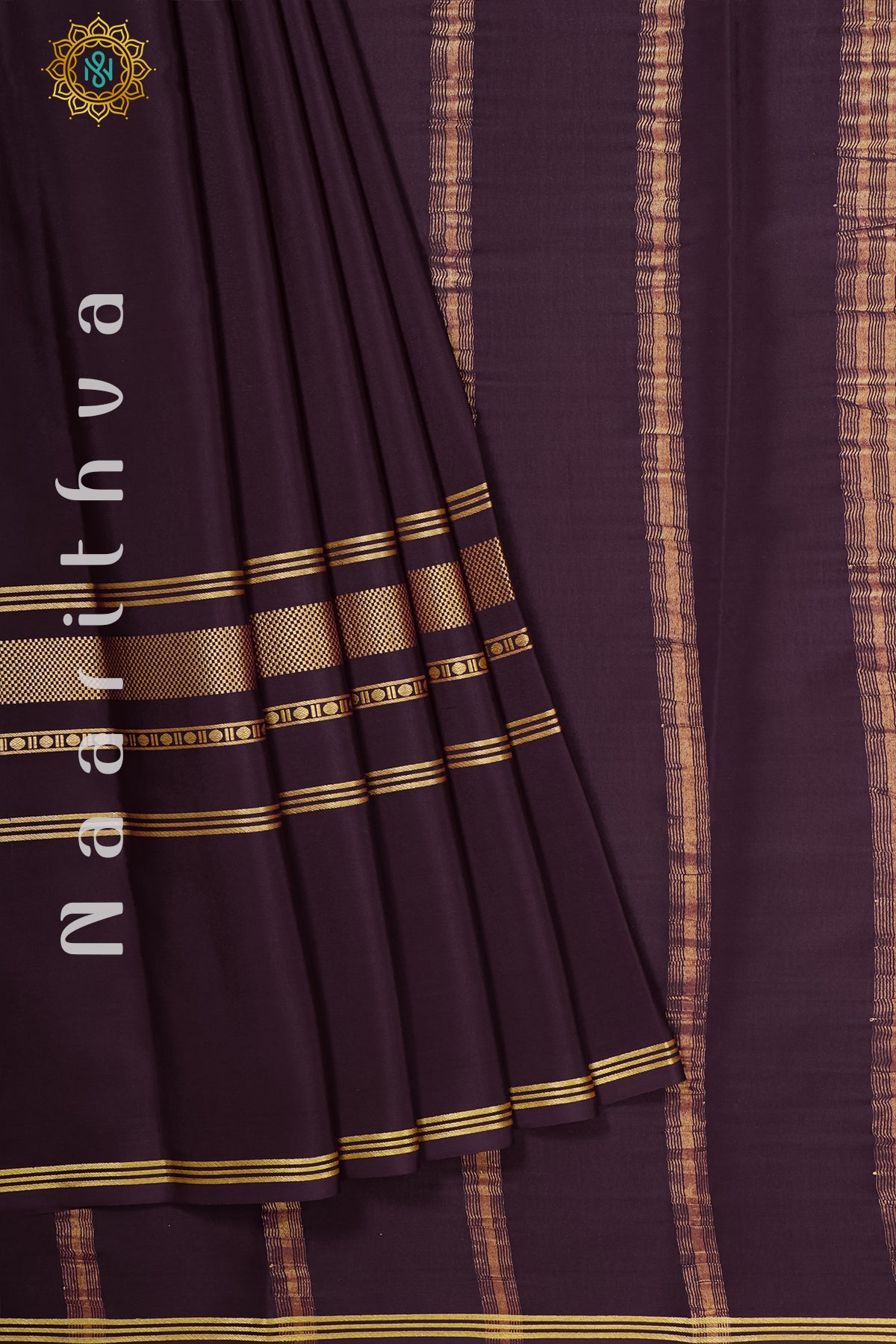 DEEP WINE - MYSORE CREPE SILK