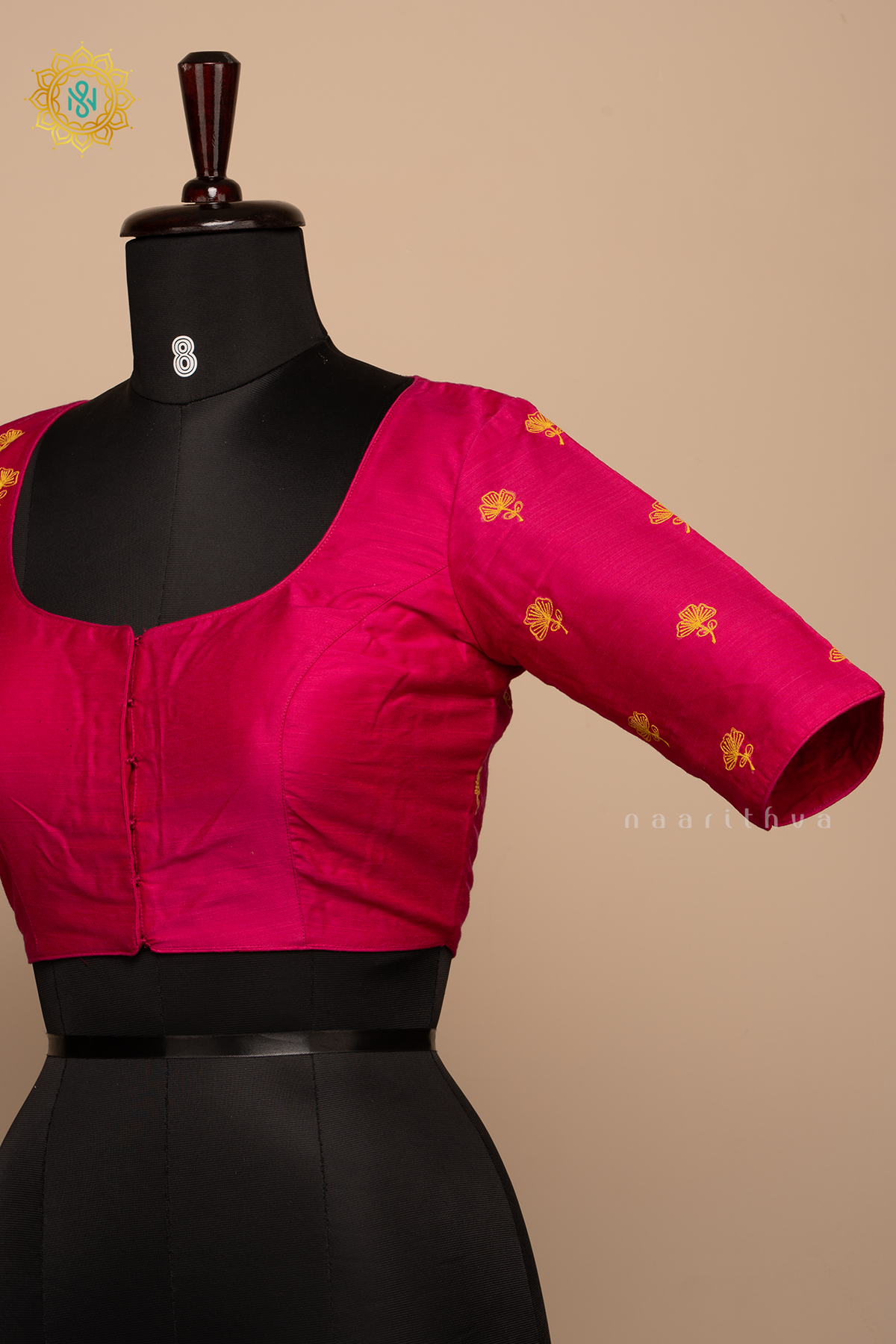 Pink - Cotton Silk Readymade Blouse