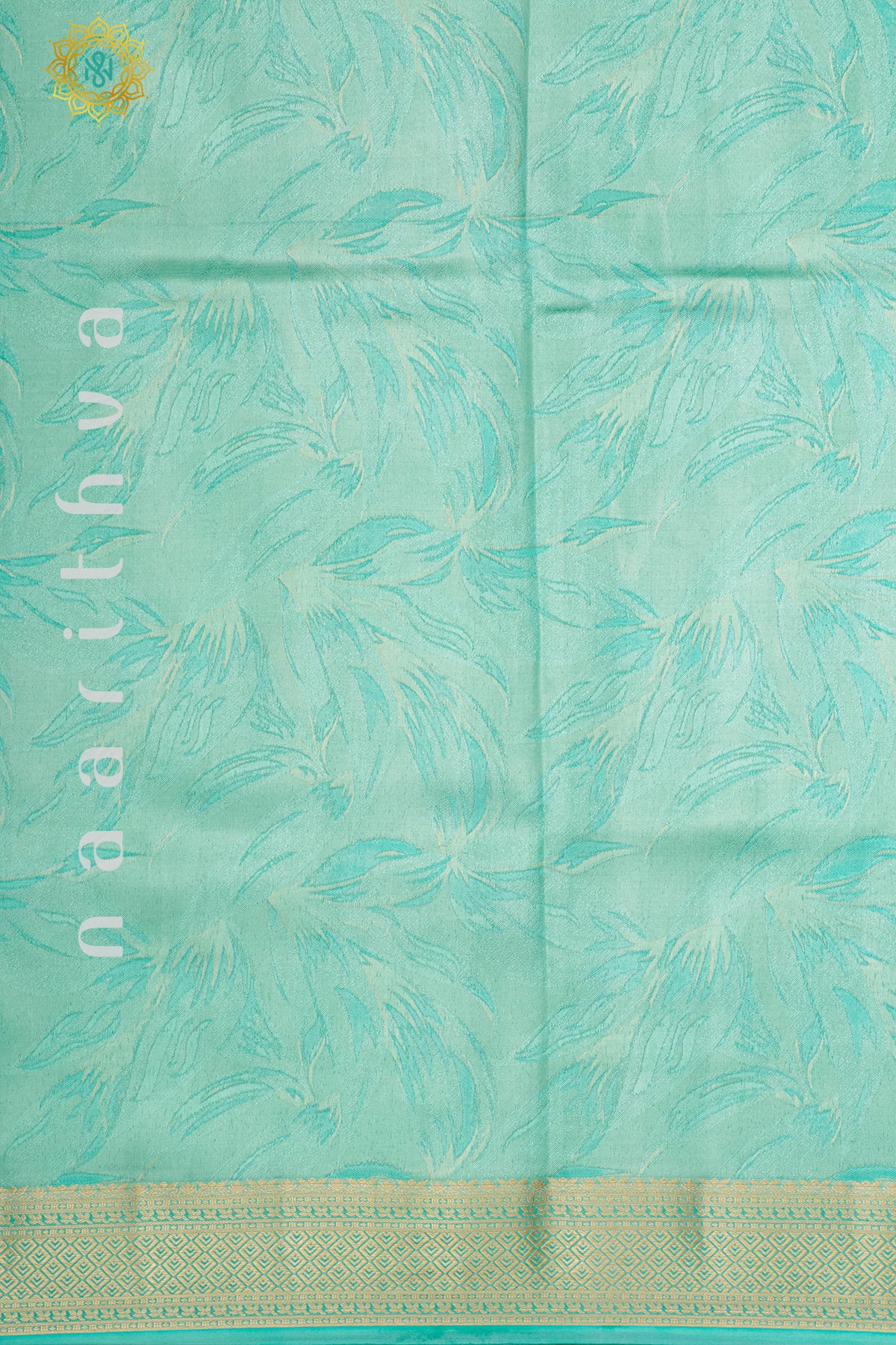 AQUA GREEN - SEMI TISSUE SILK