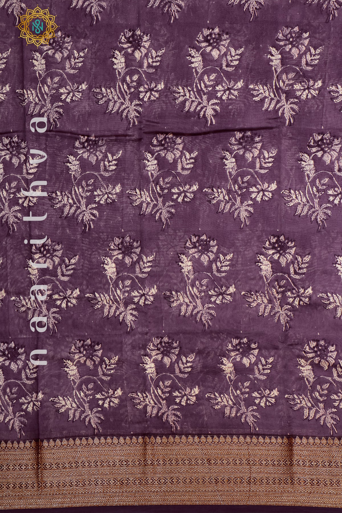 PURPLE - CHANDERI SILK COTTON