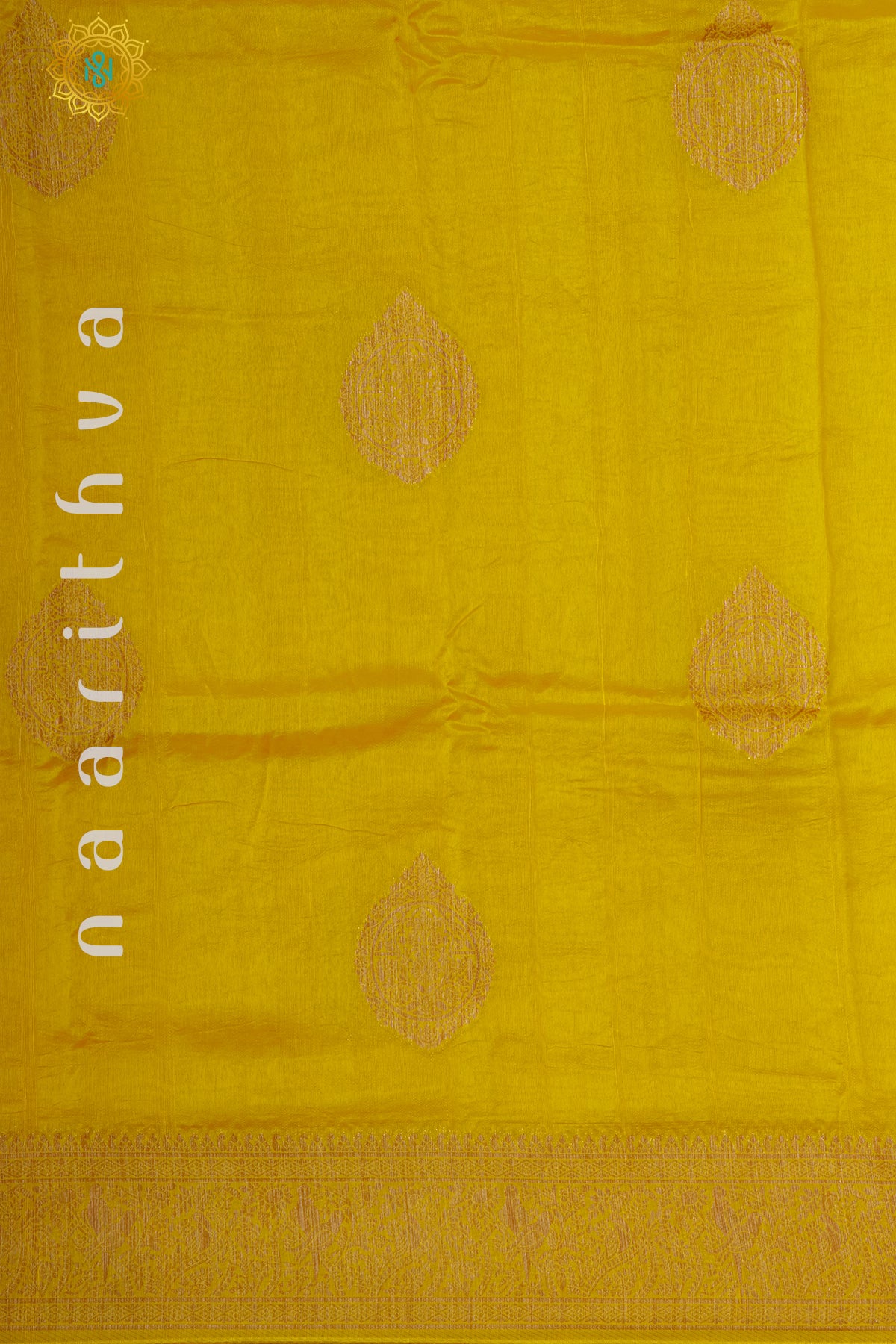 YELLOW - SEMI RAW SILK