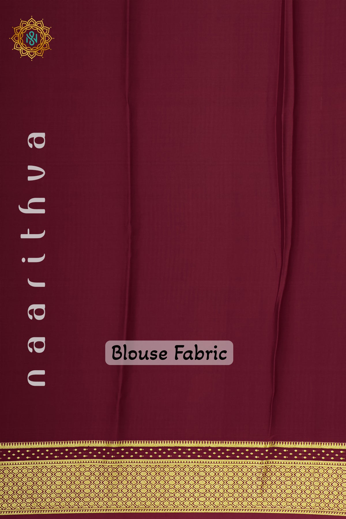 MAROON - PURE MYSORE CREPE SILK