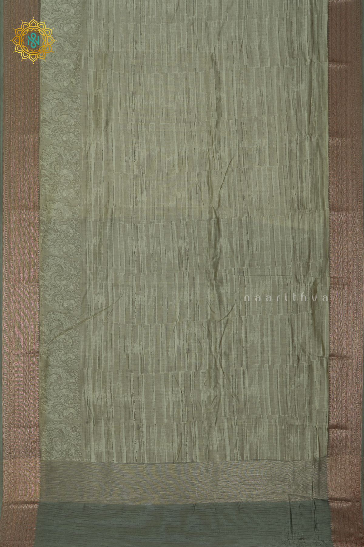 GREEN -CHANDERI SILK COTTON
