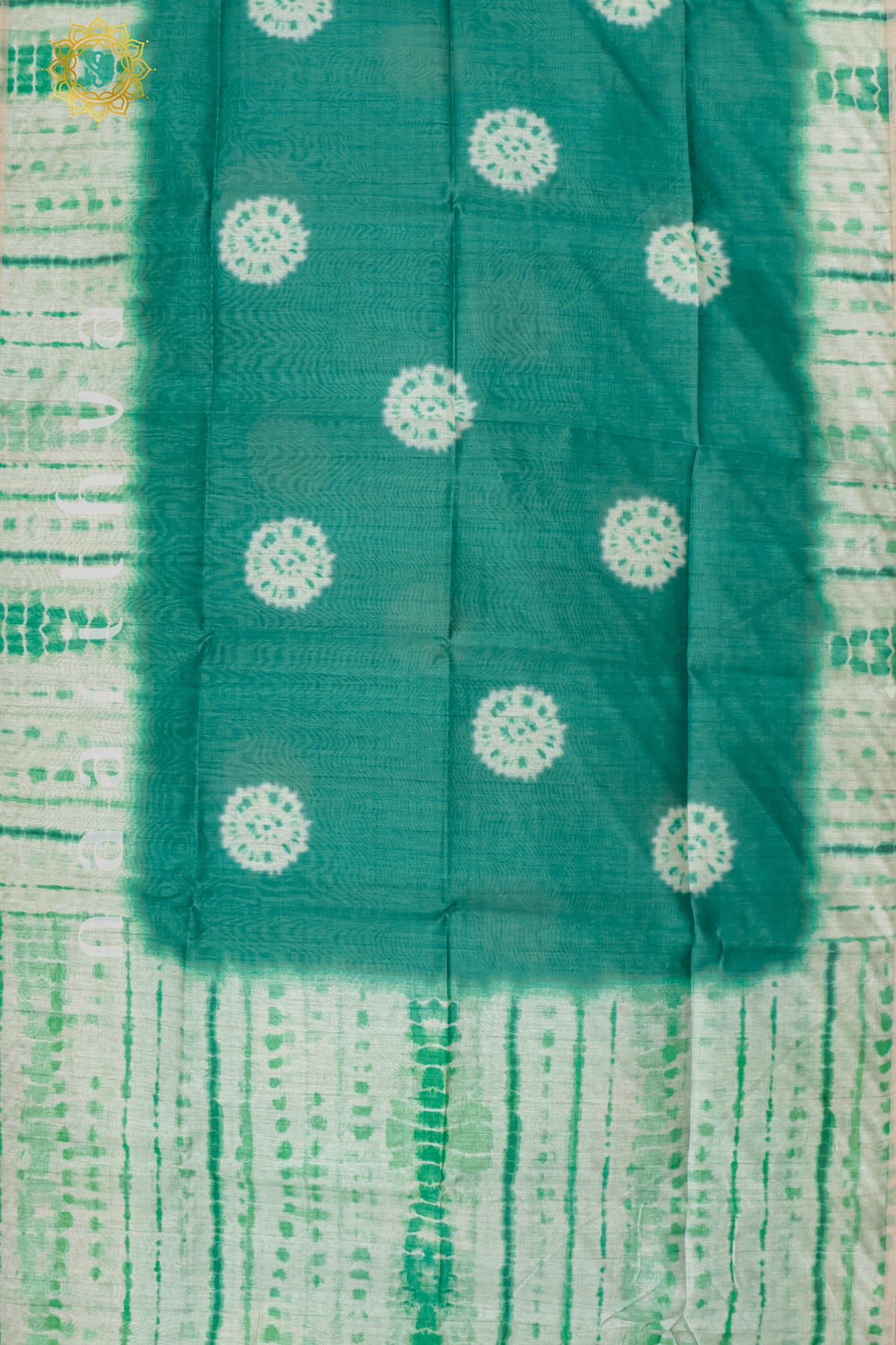 GREEN - SEMI TUSSAR SILK