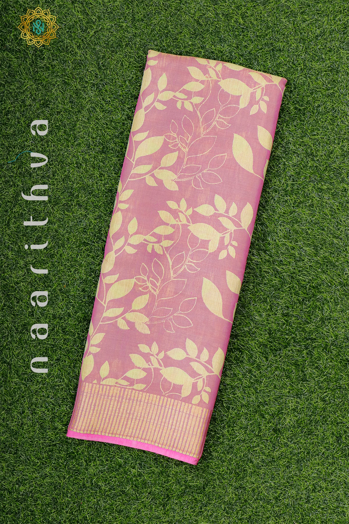 PINK - TISSUE SAREE