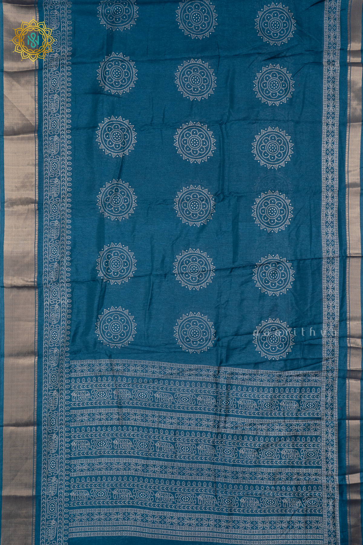 PEACOCK BLUE - DOLA SILK