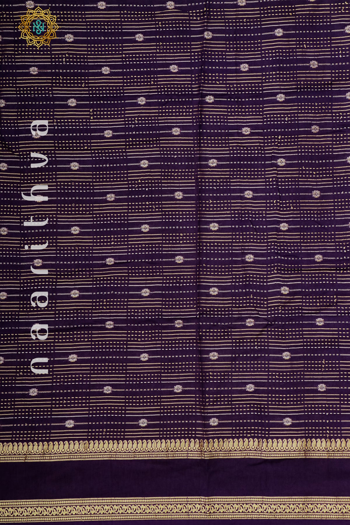 PURPLE WITH YELLOW - DOLA SILK