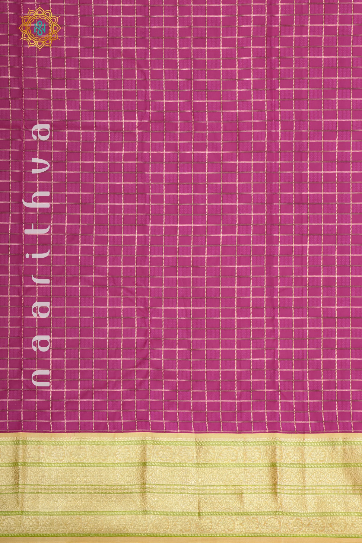 PINK WITH BIEGE - PURE KANJIVARAM SILK