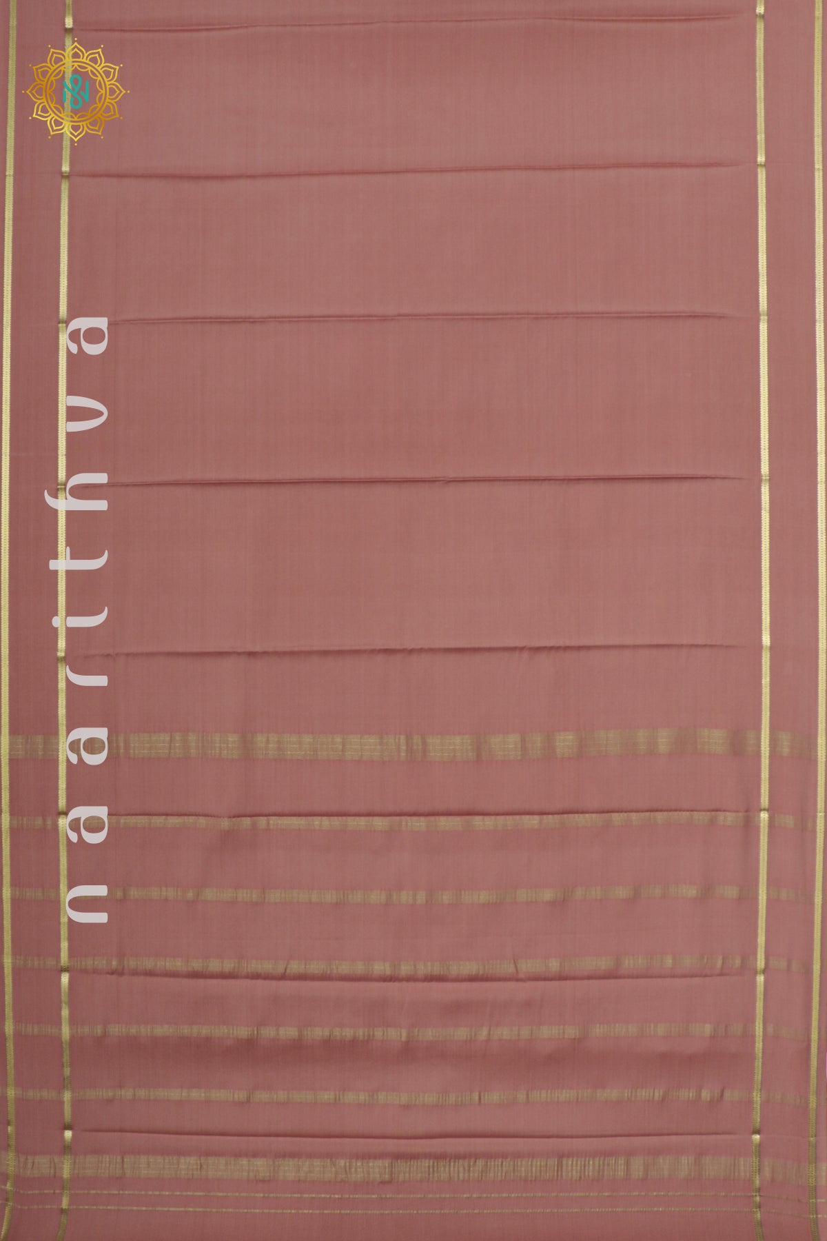 PEACH - PURE MYSORE CREPE SILK