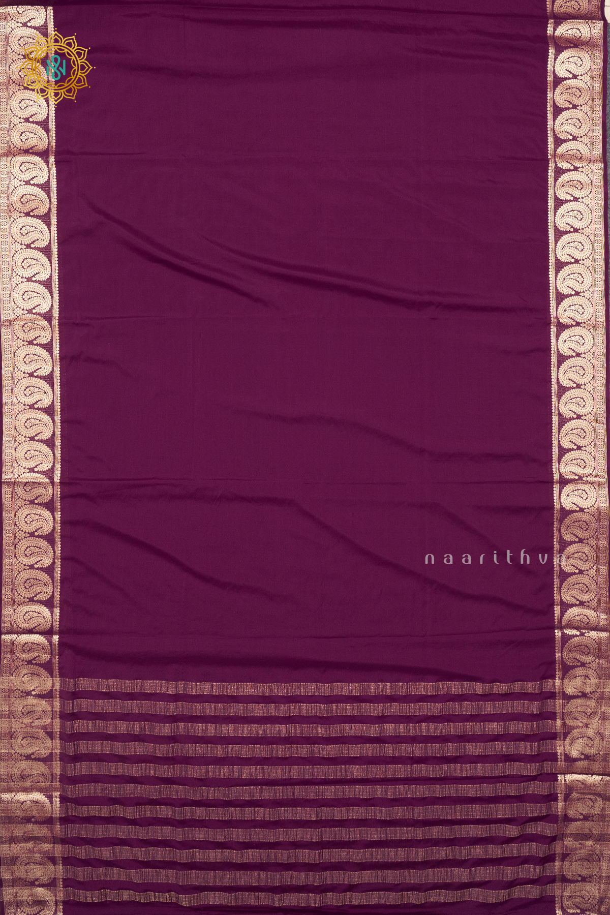 WINE - SEMI MYSORE CREPE SILK