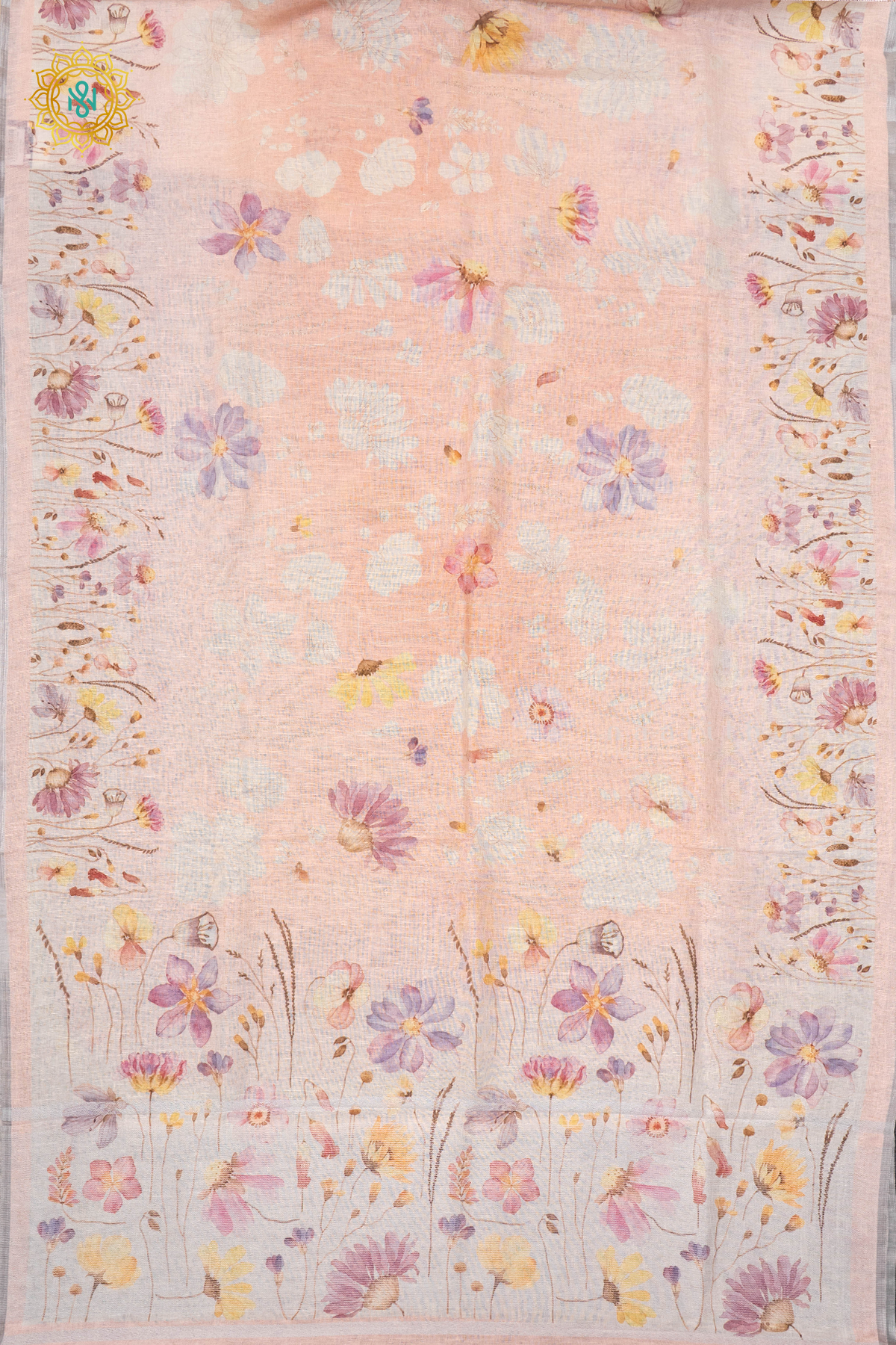 PEACH - PURE LINEN