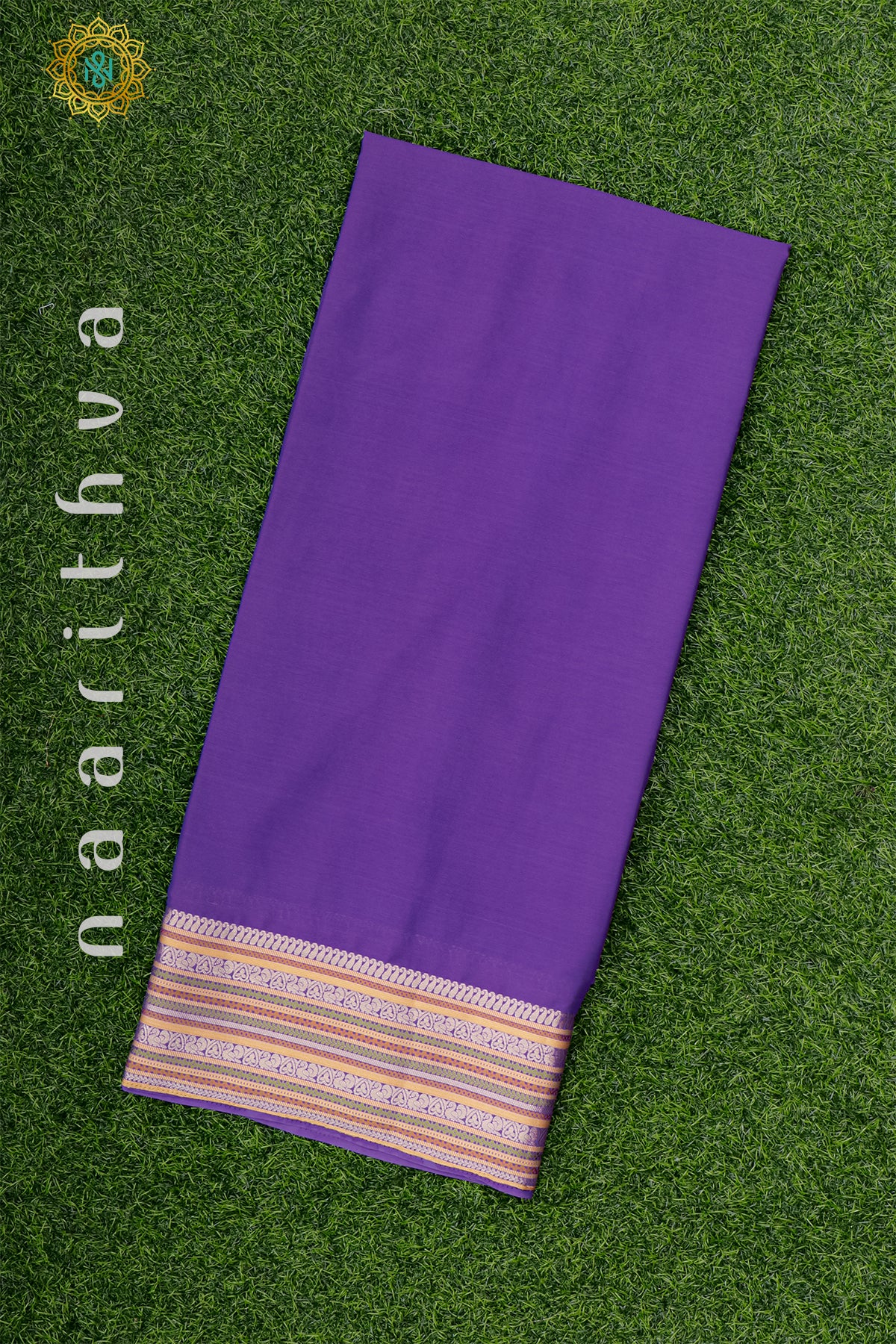 DARK LAVENDER - SEMI MYSORE CREPE SILK